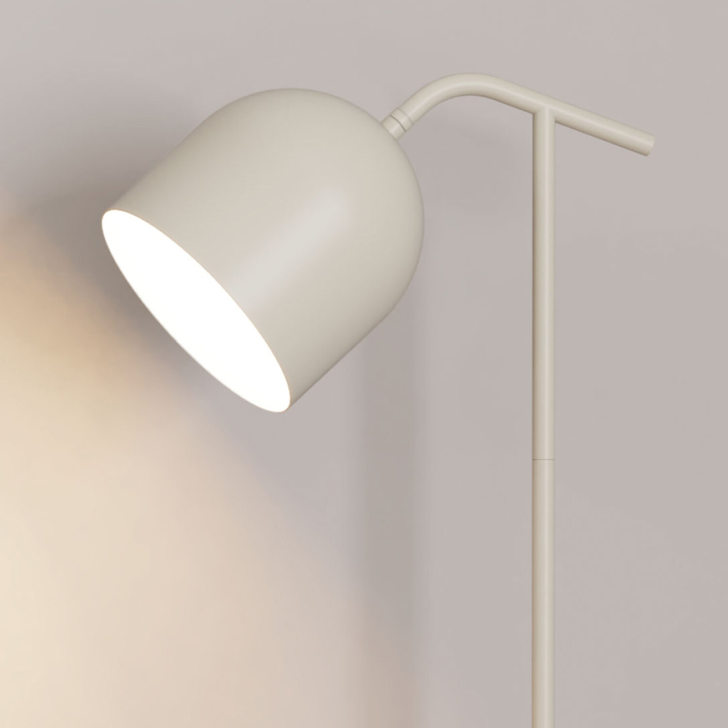 Tia Floor Lamp Black or Cream Image 3