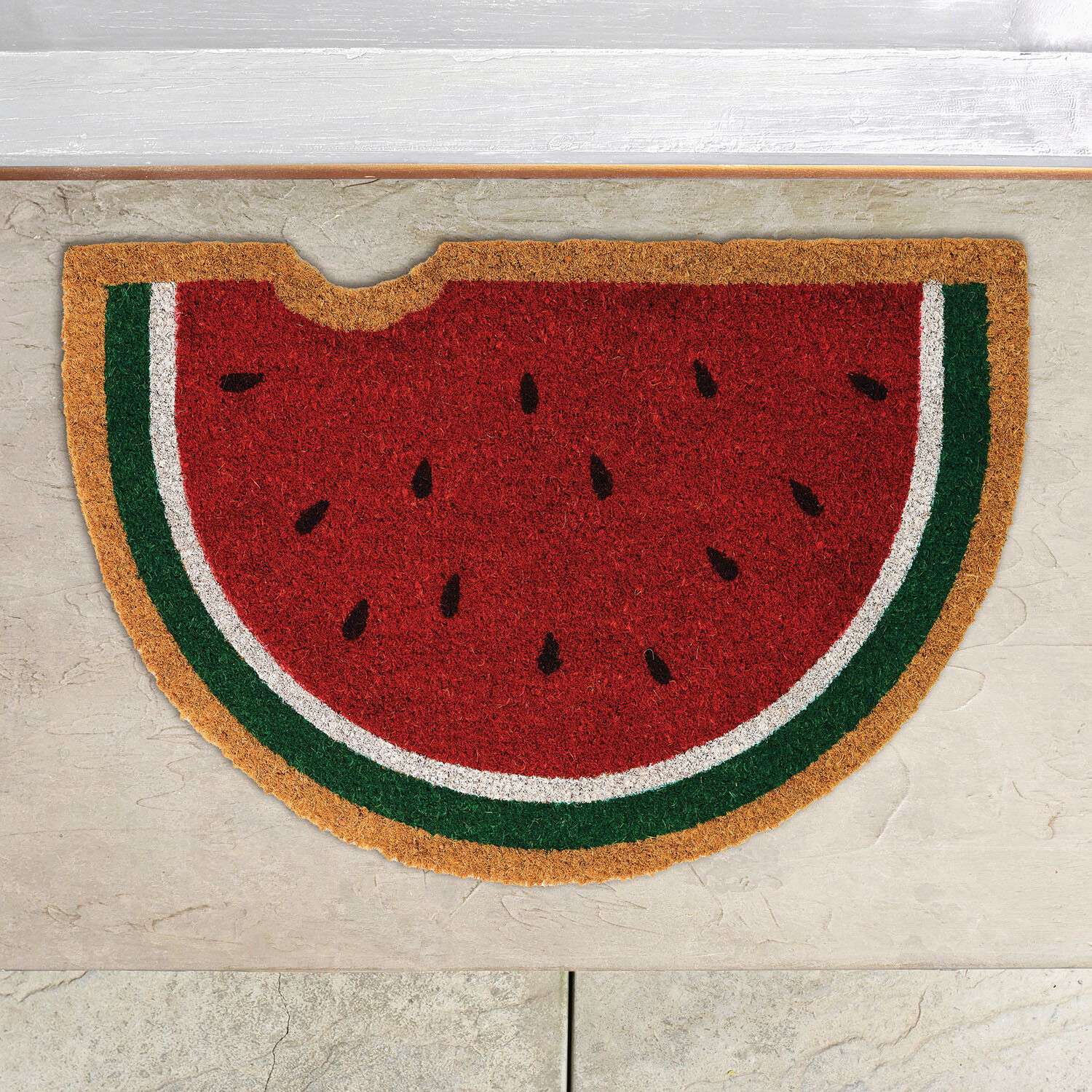 Printed Summer Coir Mat  - Multicolour Image 3