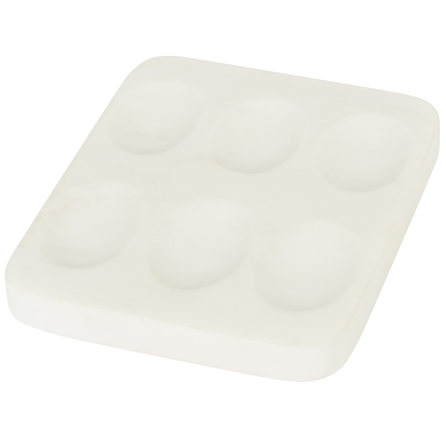 Marble Egg Stand - White Image 3