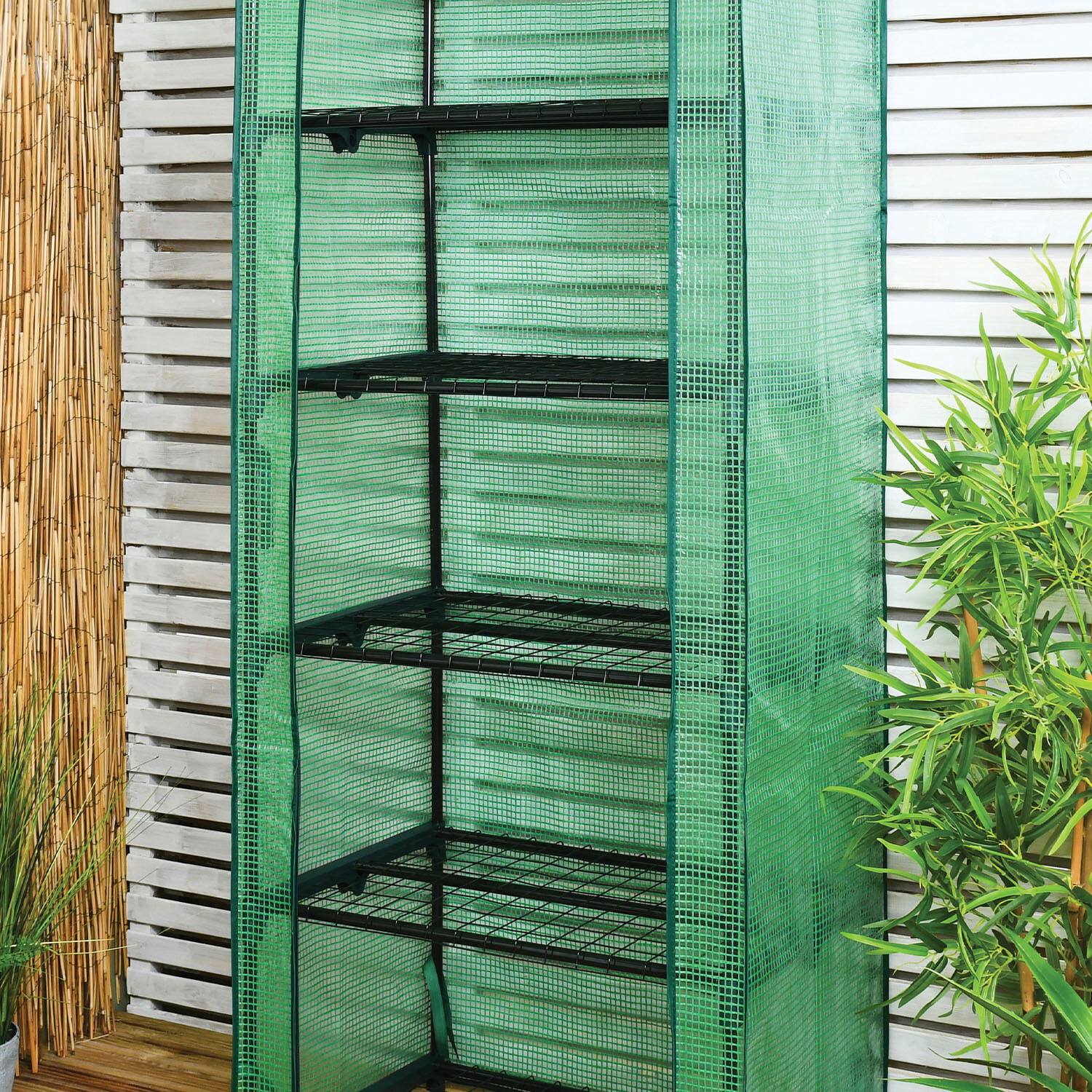 Grow House with Mesh Cover - Green / 5 Image 4