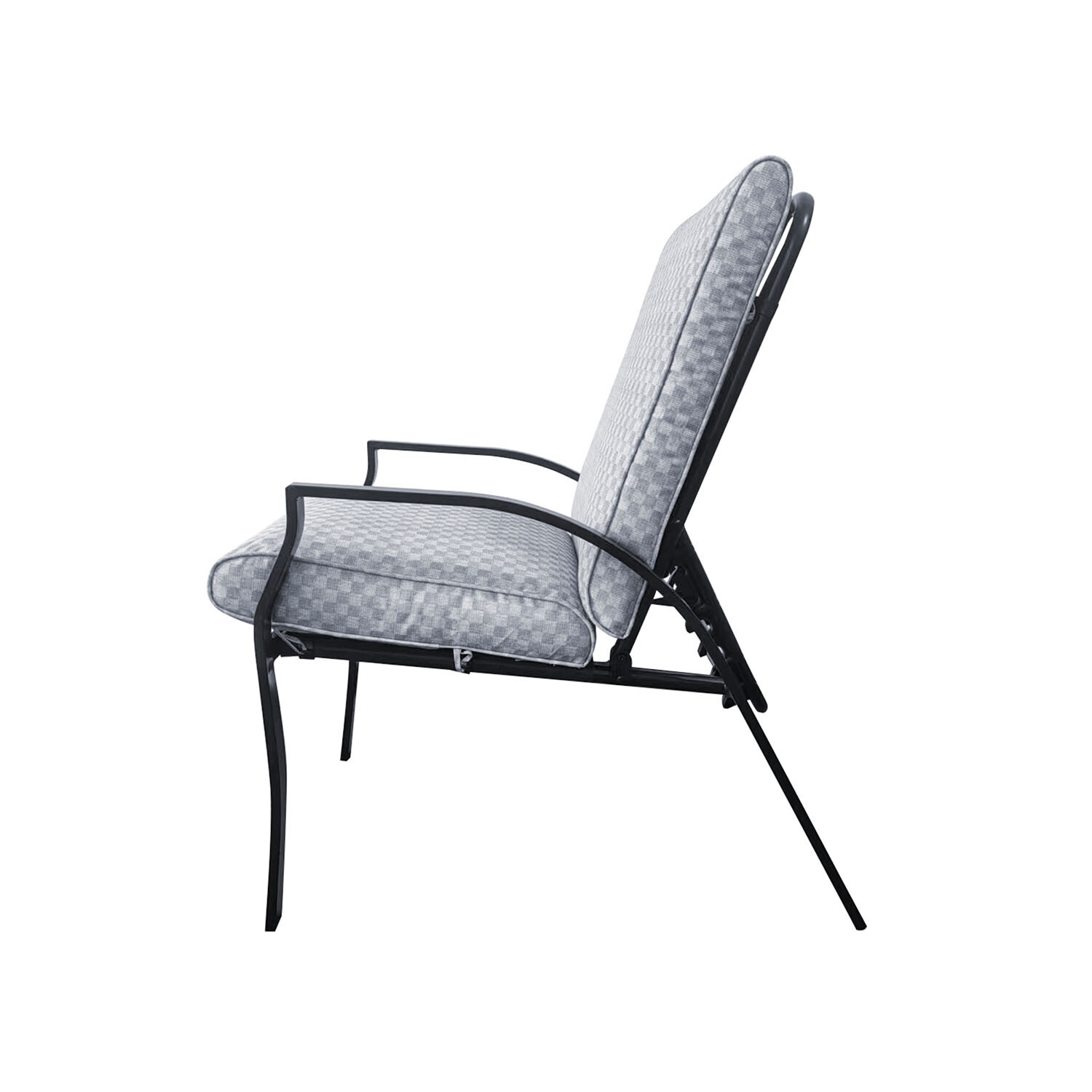 Malay Riviera 6 Seater Grey and Black Dining Set Image 12