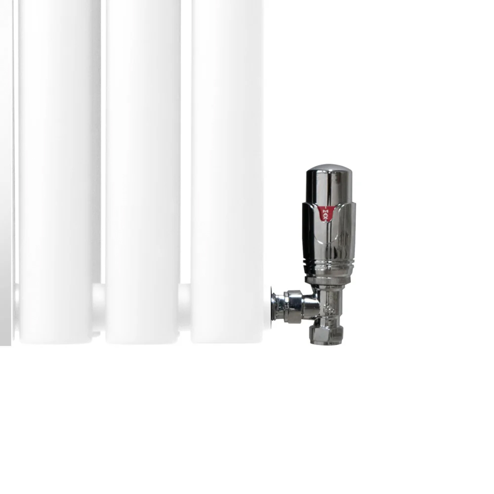 Monster Shop 5009 BTU White Oval Mirror Radiator and Valves 1800 x 500mm Image 5