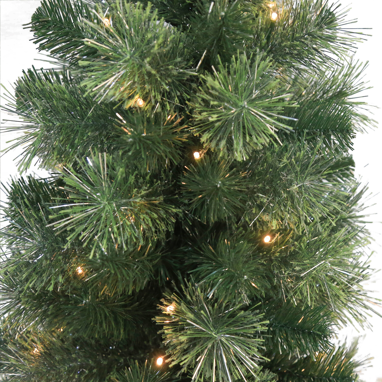 4 Piece Newbury Pre Lit Porch Set Green Image 7