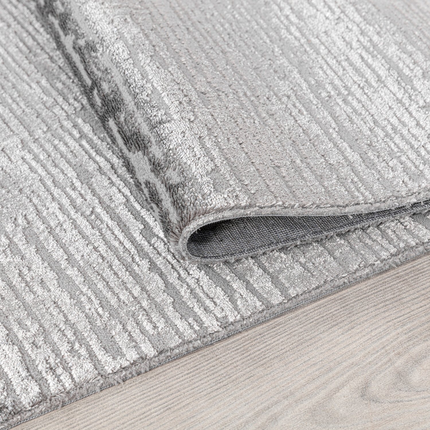 Selene Stripes Rug  - Grey / 120cm Image 3