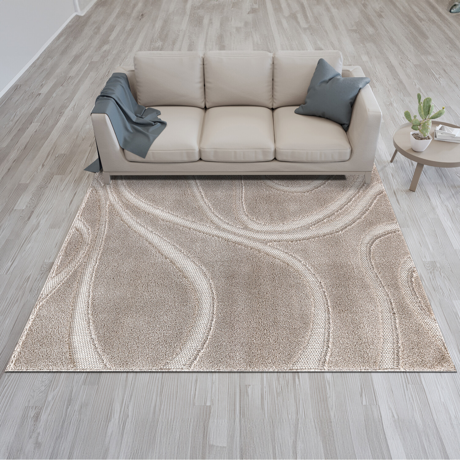 Bayley Wave Rug Chestnut Image 2