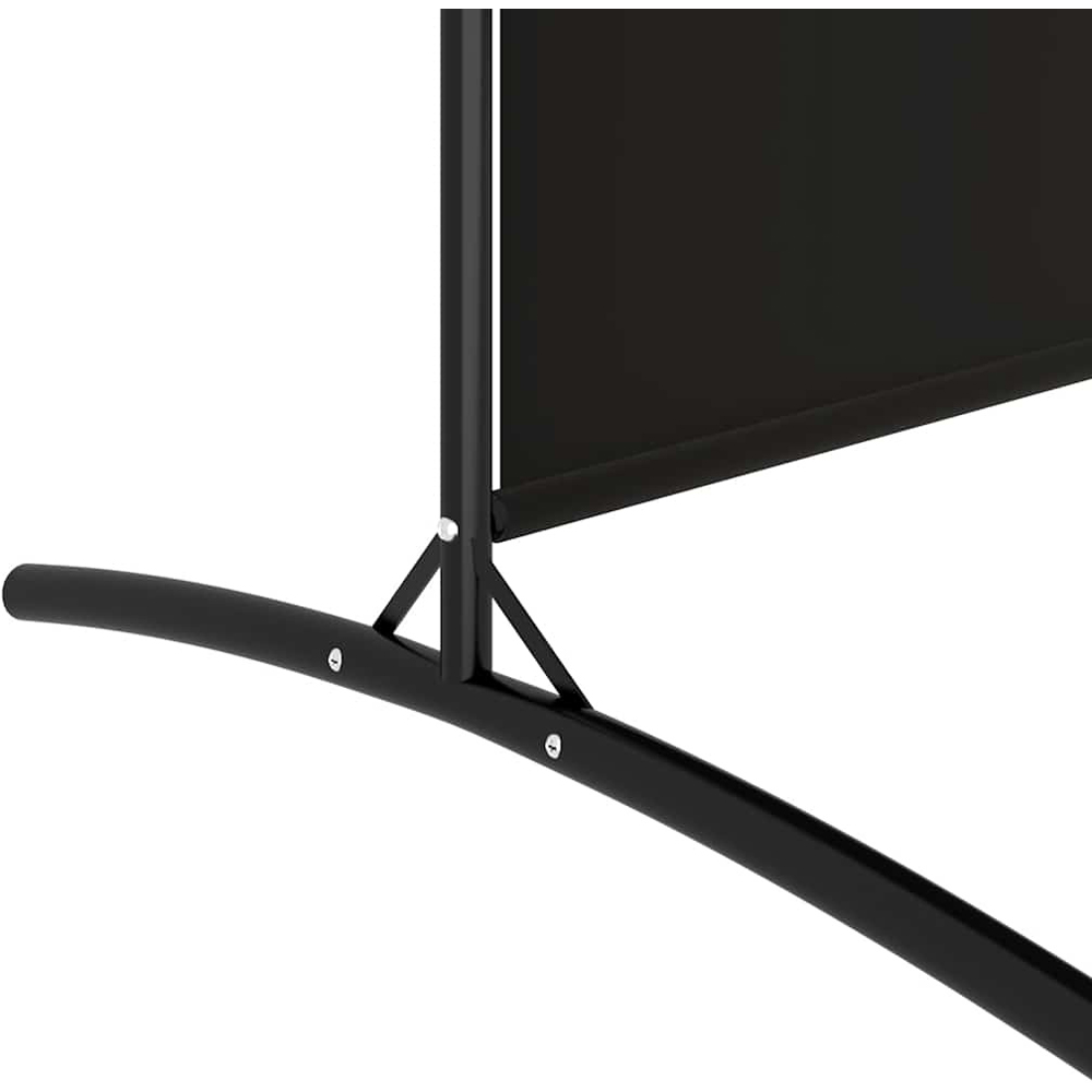 Walplus 2 Panel Black Room Divider 175 x 180cm Image 6