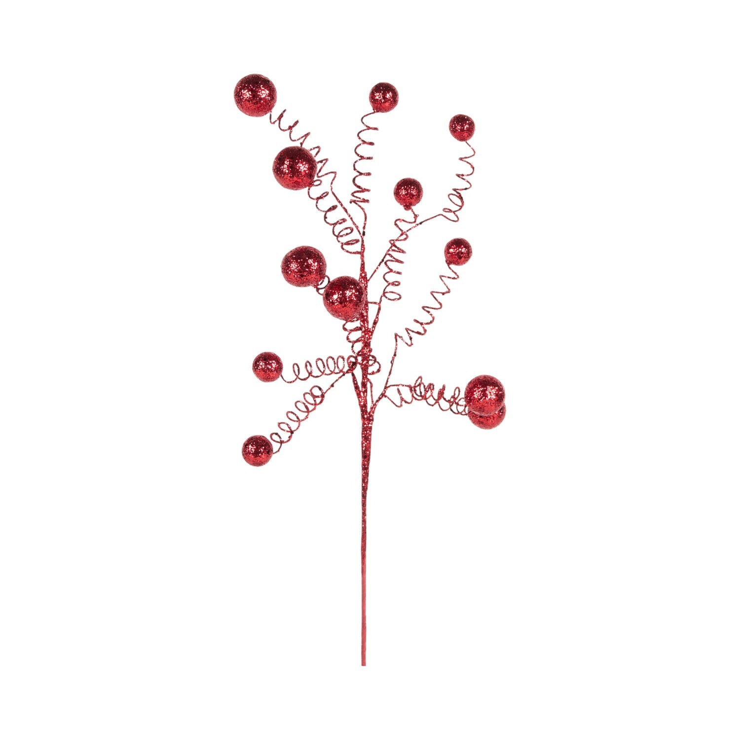 Glittery Pom Pom SprayRed or Green Image 3