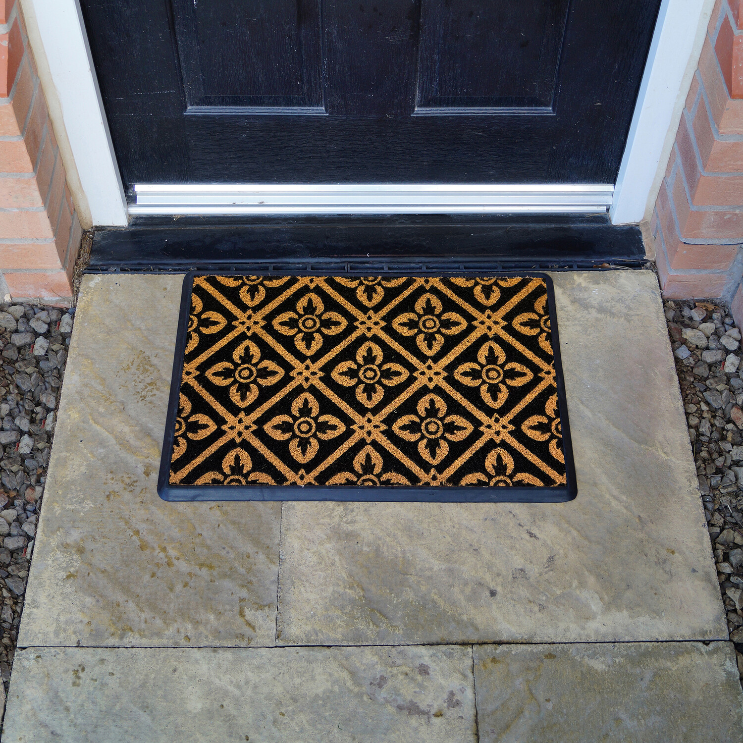 My Home Rubber Coir Door Mat Image 2