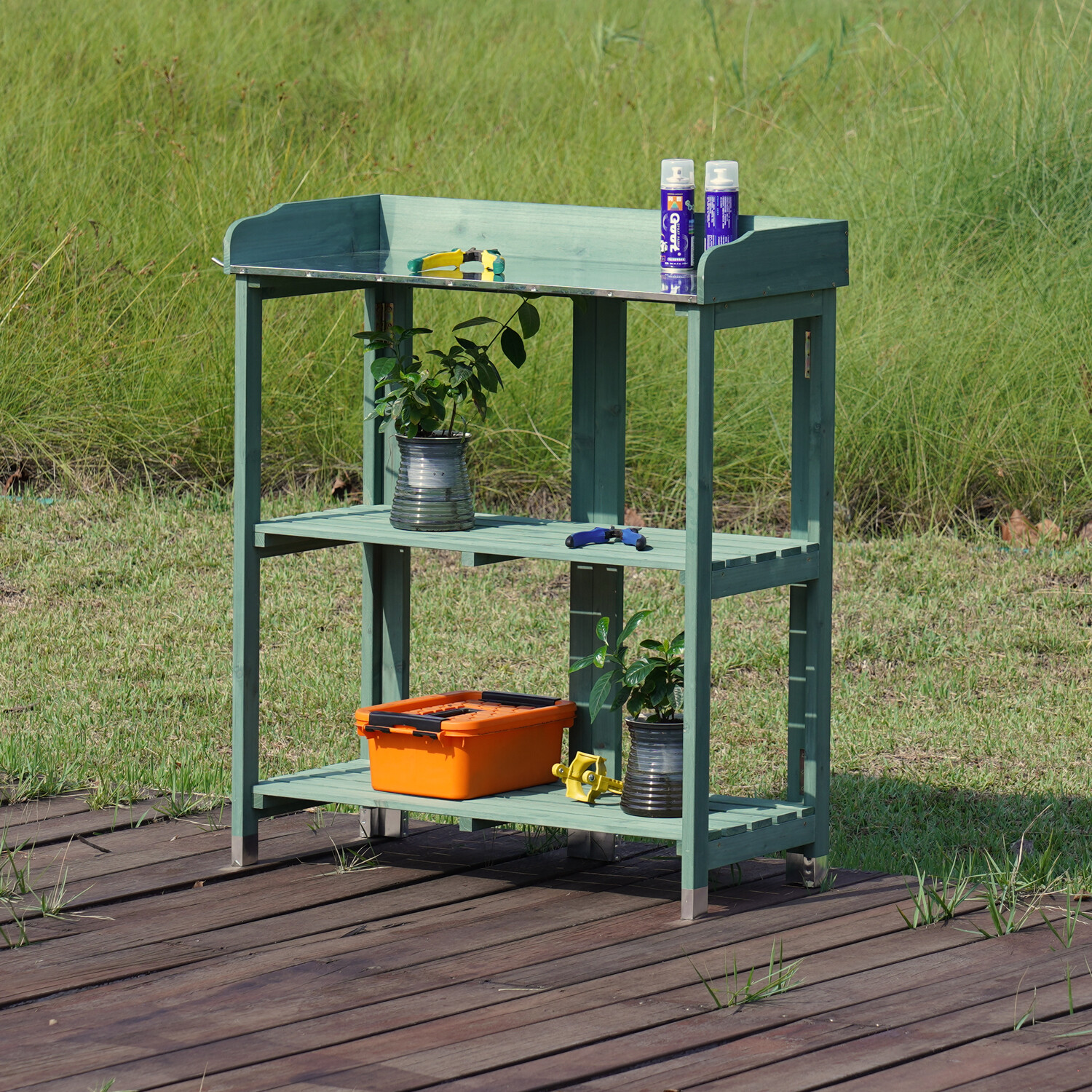 Potting Table Green Image 2