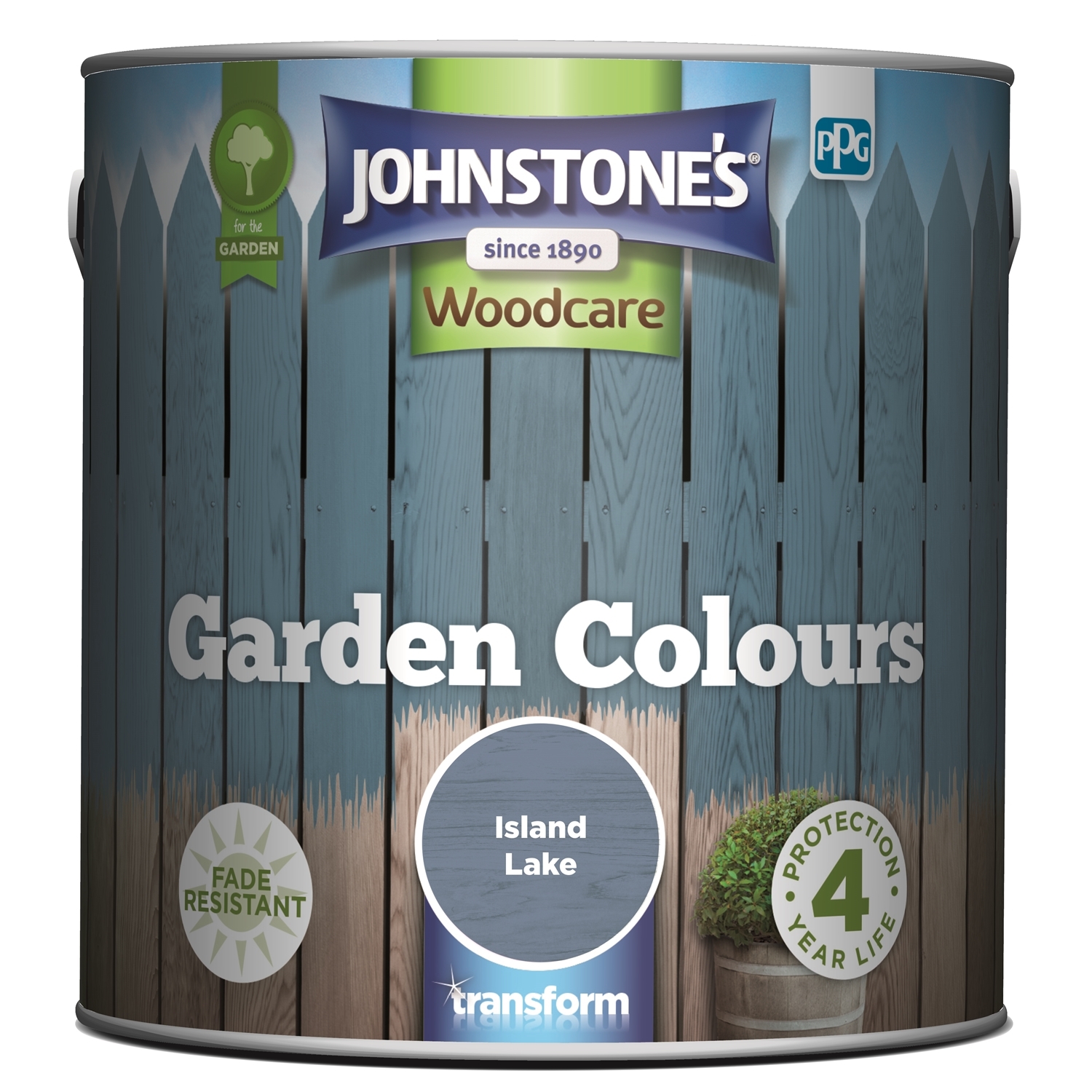 Johnstone's Woodcare Garden Colours Gentle Willow Paint  2.5L Image 2