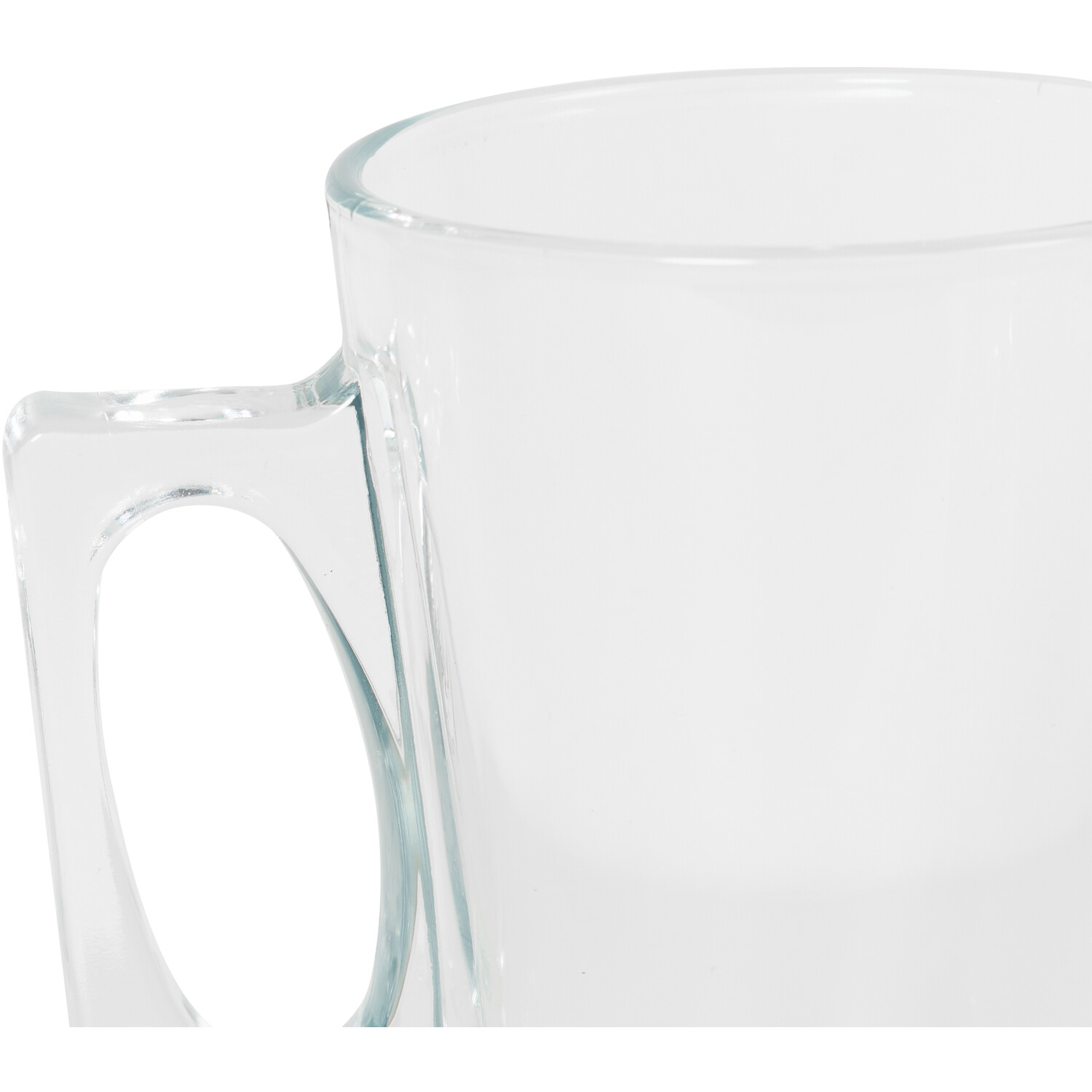 Tall Glass Mug - Clear Image 4
