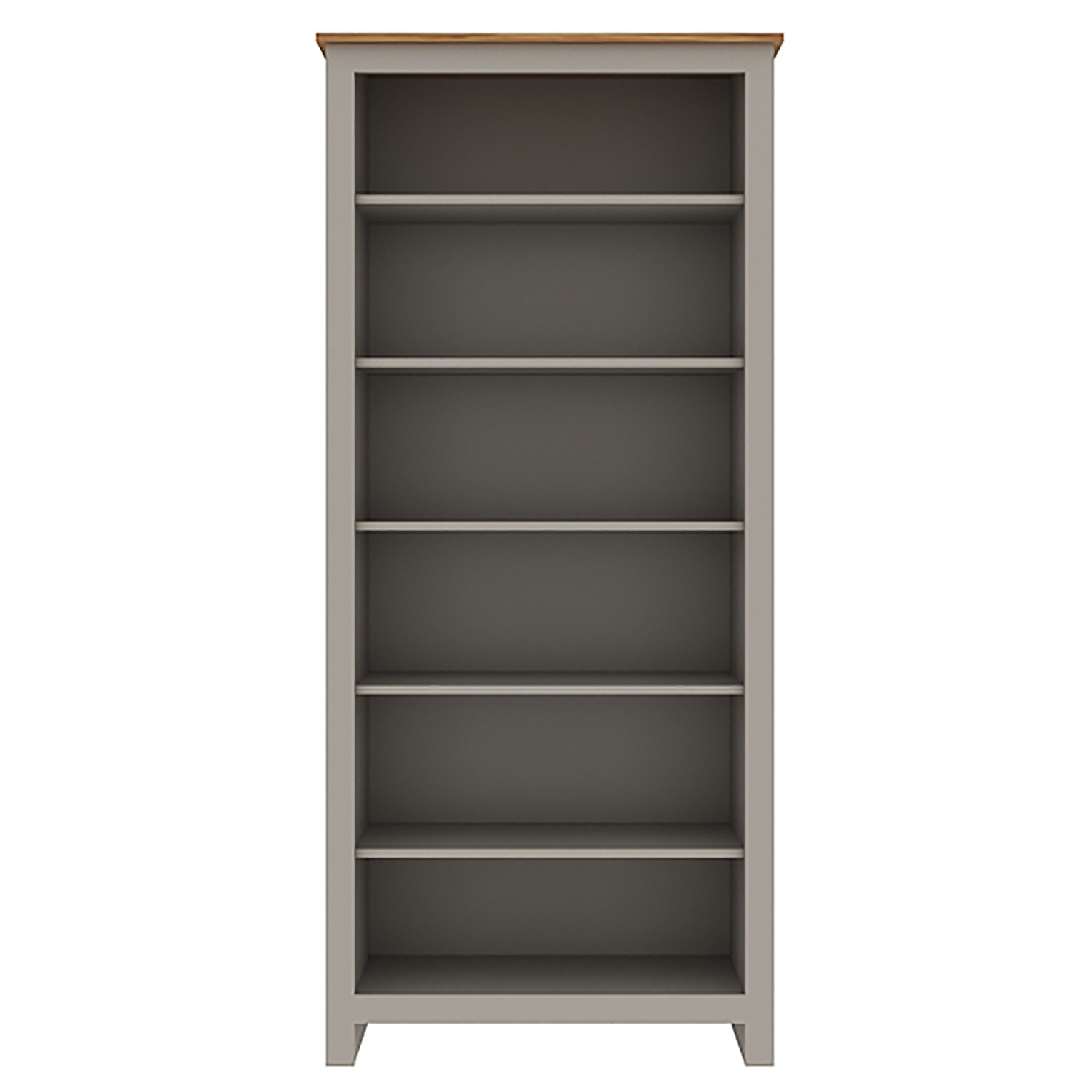 Lexington 6 Shelf Grey Bookcase Image 2