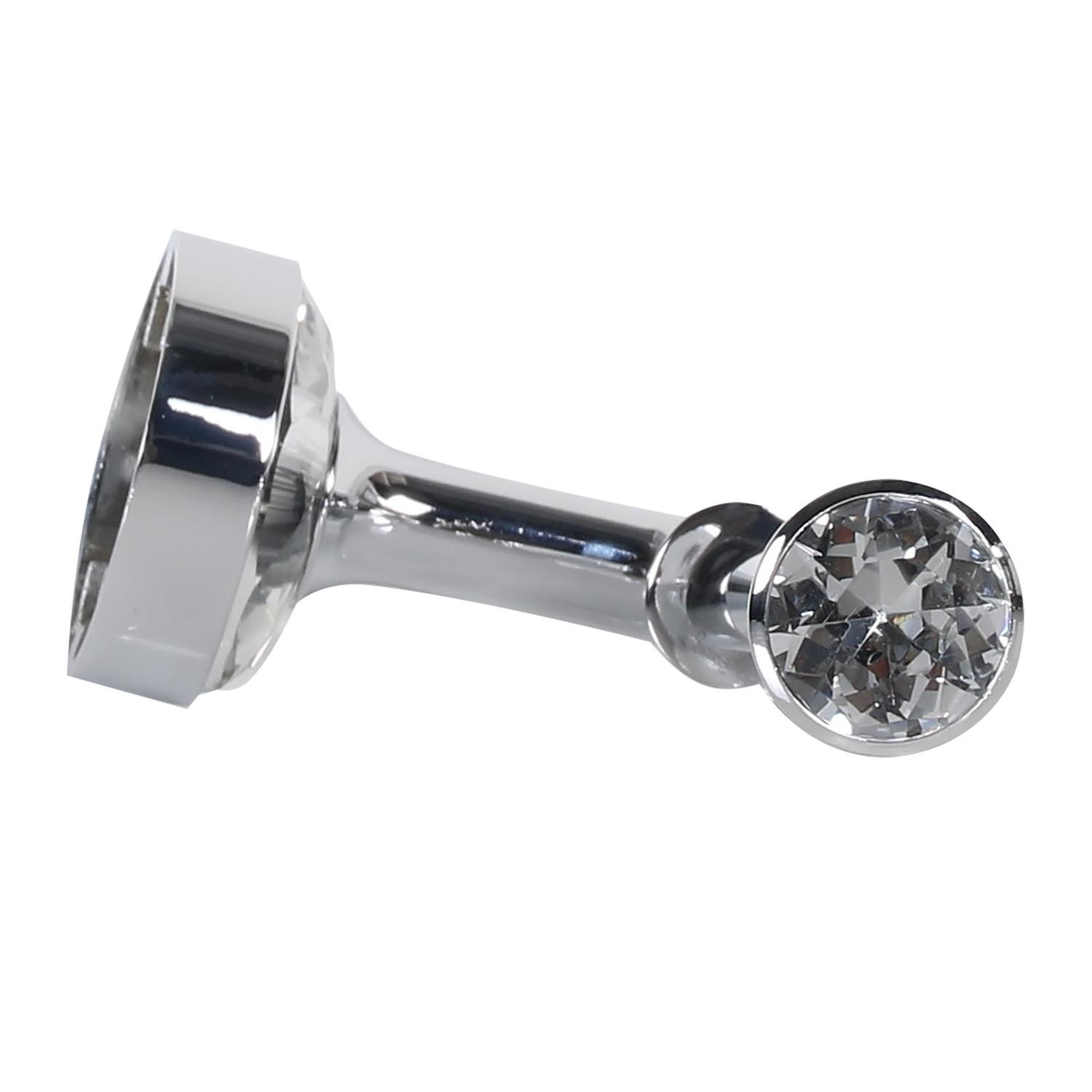 Vicente Chrome Toilet Roll Holder Image 2