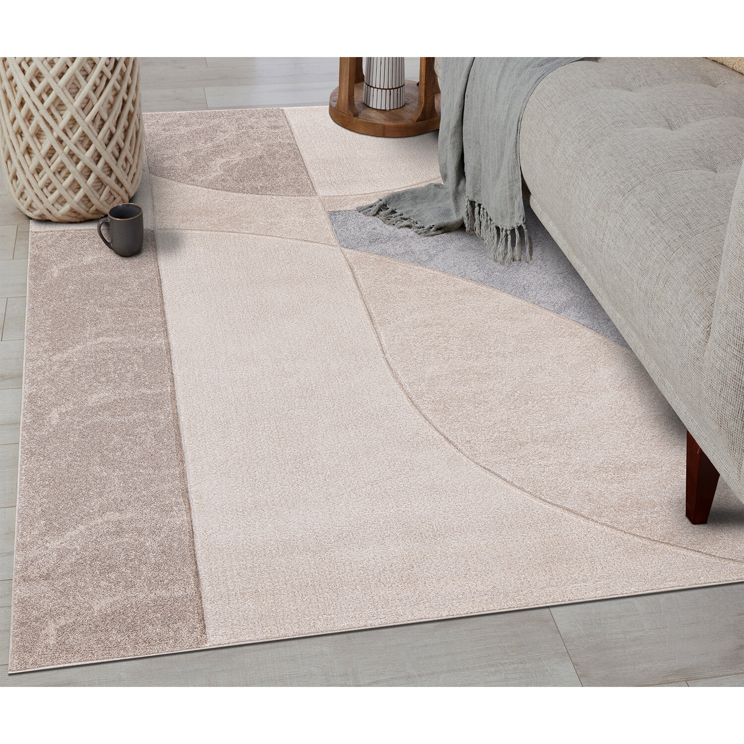 Milano Mode Rug - Neutral / 170cm Image 3