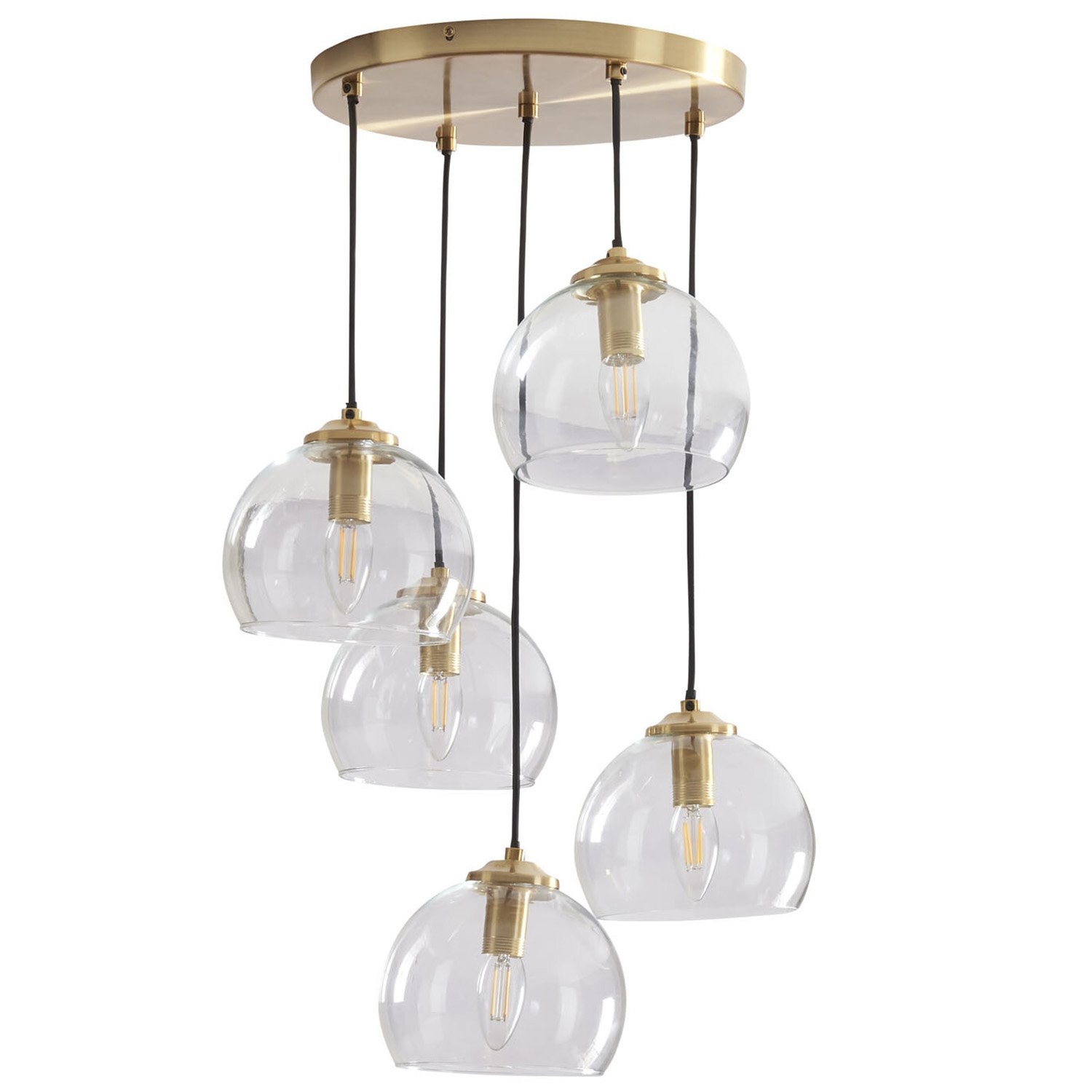 Genoa Brass Fitting 5 Ceiling Light Image 1