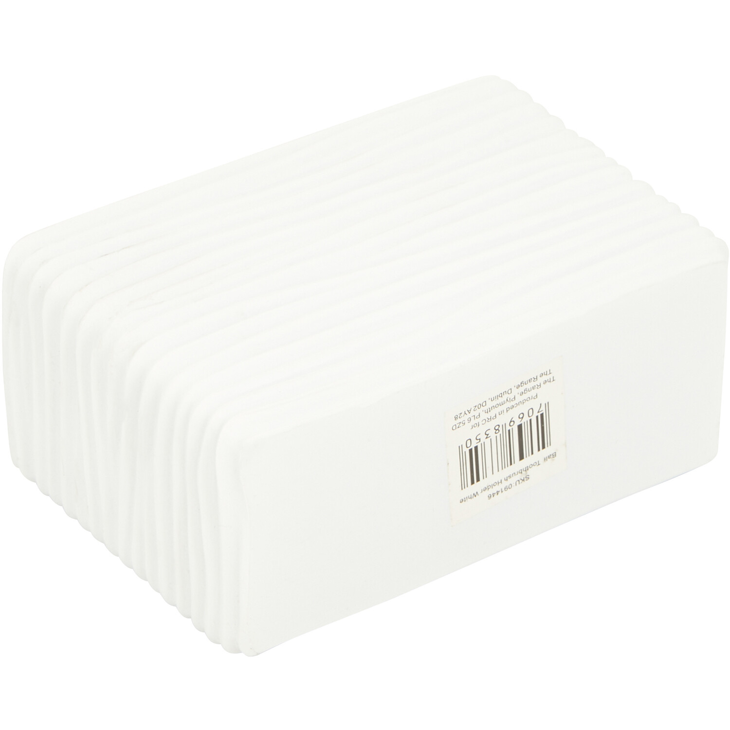 Bali Wavy Toothbrush Holder - White Image 4