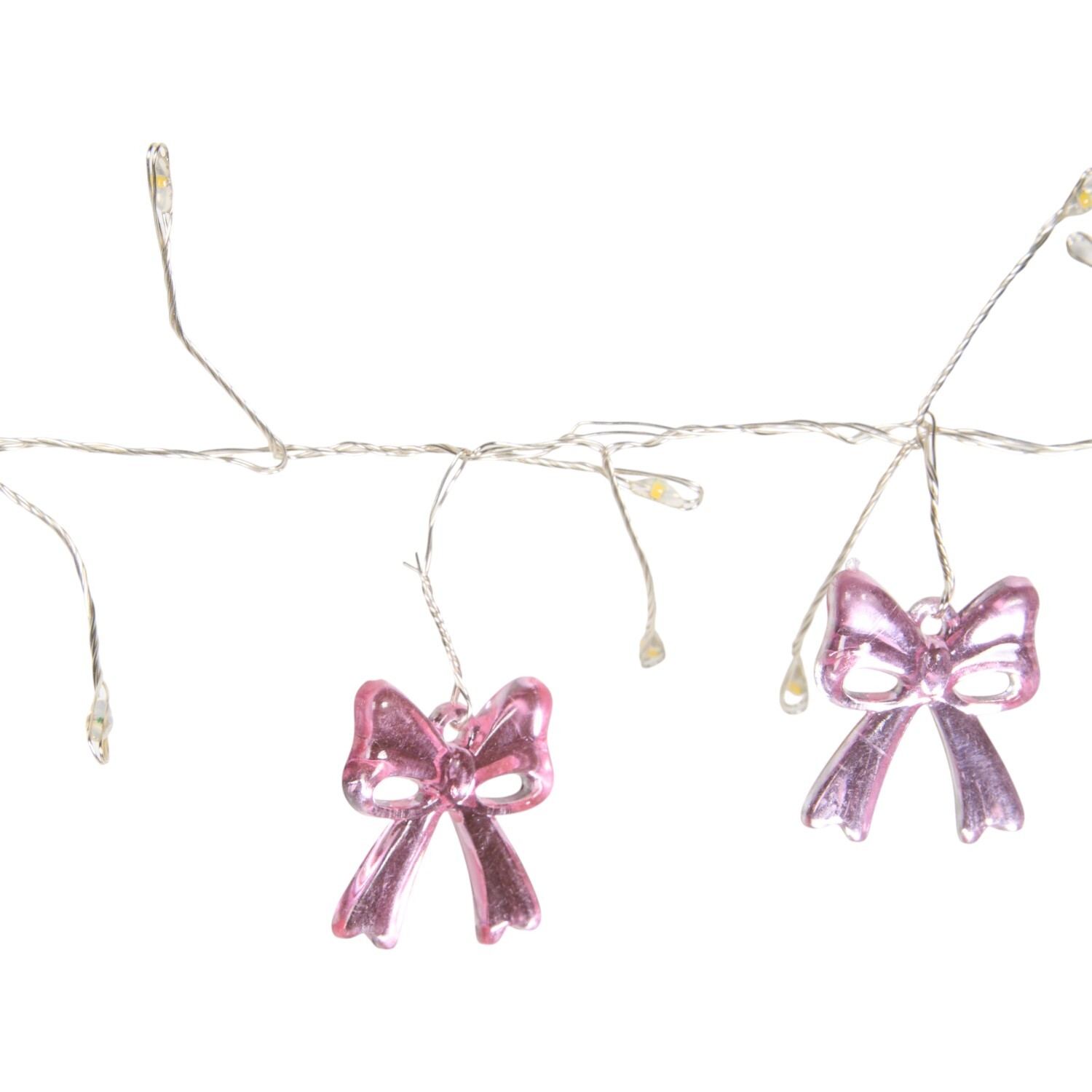 120 LED Cluster Bow String Lights Purple Image 3