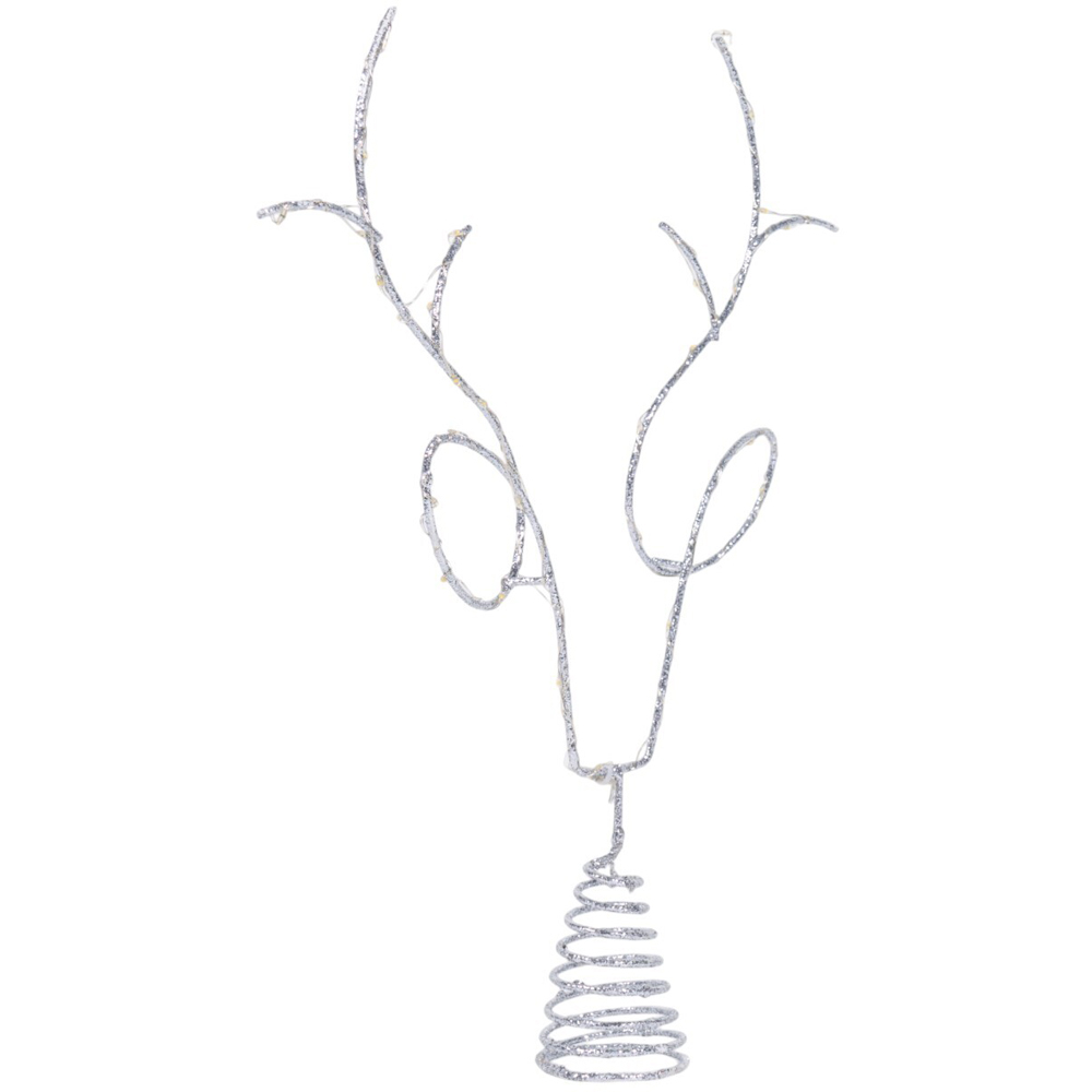 LED Antler Tree TopperCopper or Silver Image 9