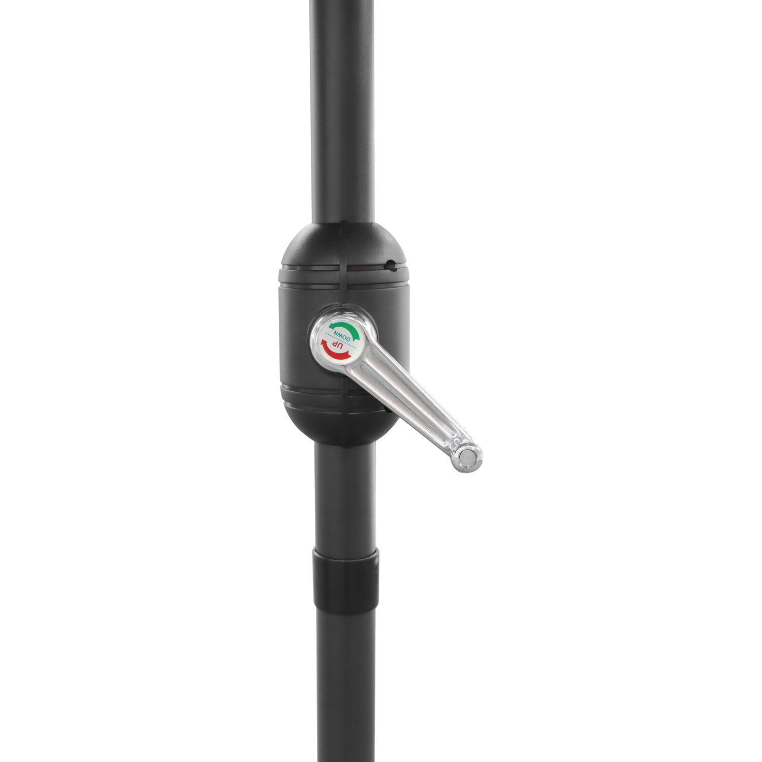 Outdoor Essentials Grey Removable LED Parasol 2.7m Image 11