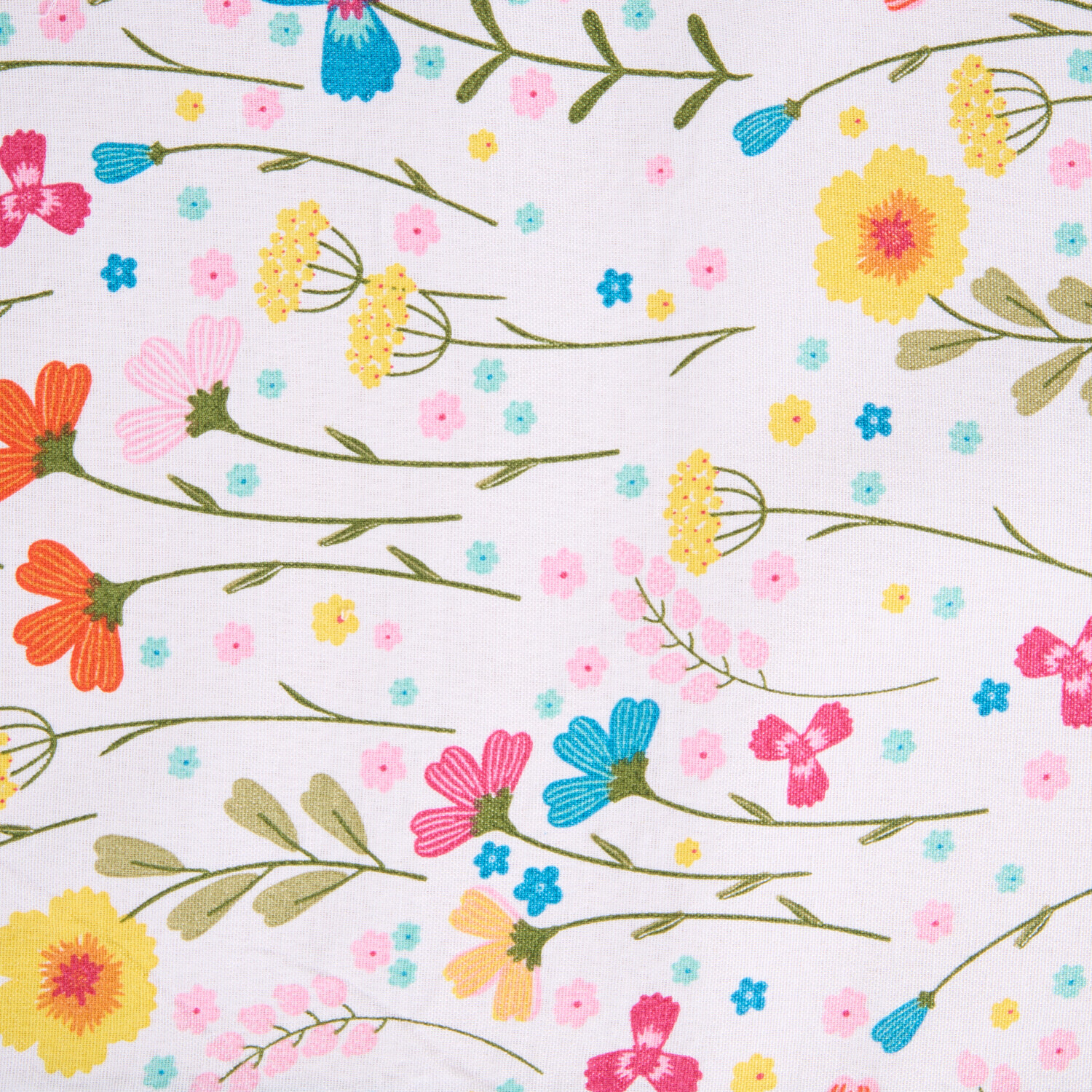 In Bloom Table Runner White Image 2