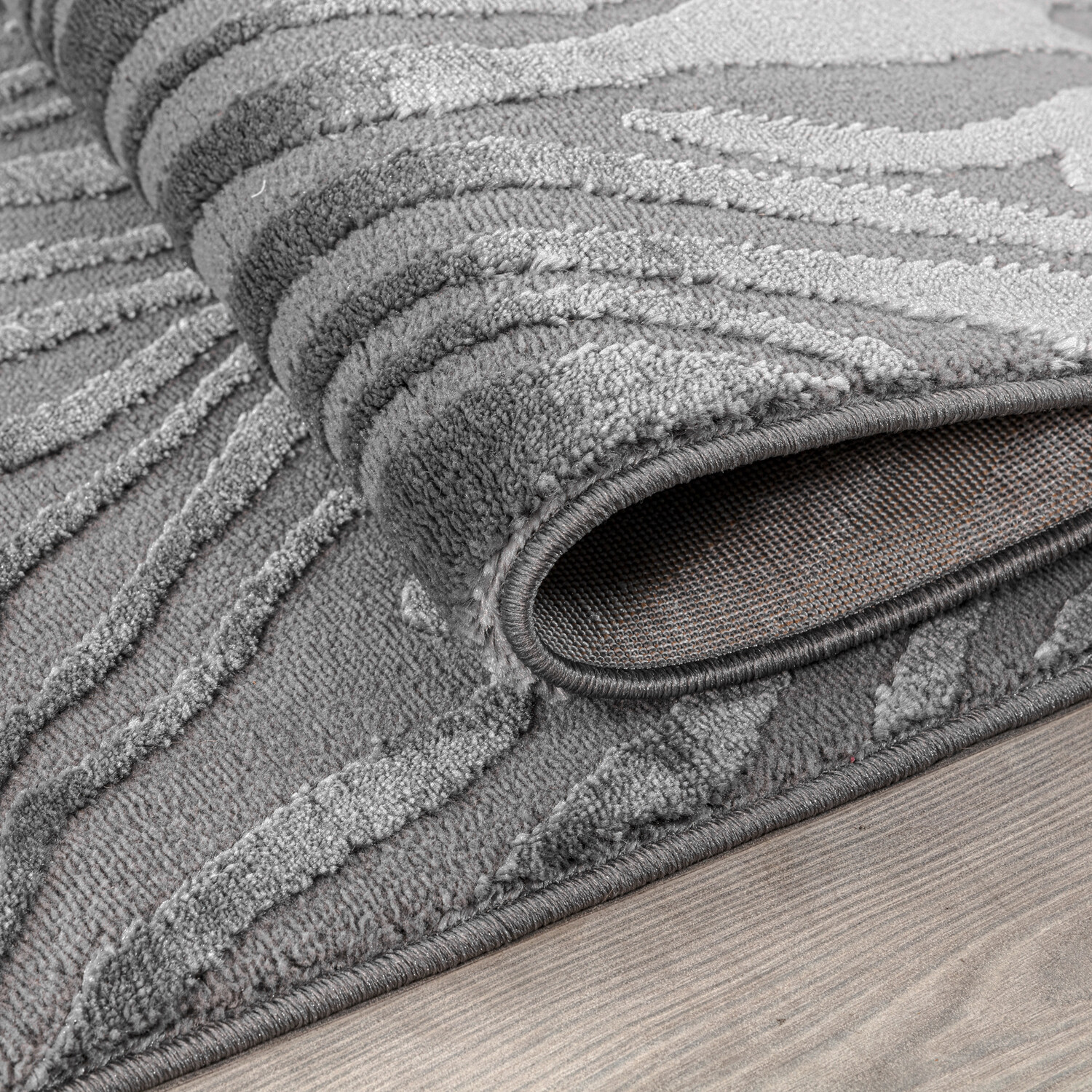 Boutique Wave Rug - Dark Grey / 160cm Image 3