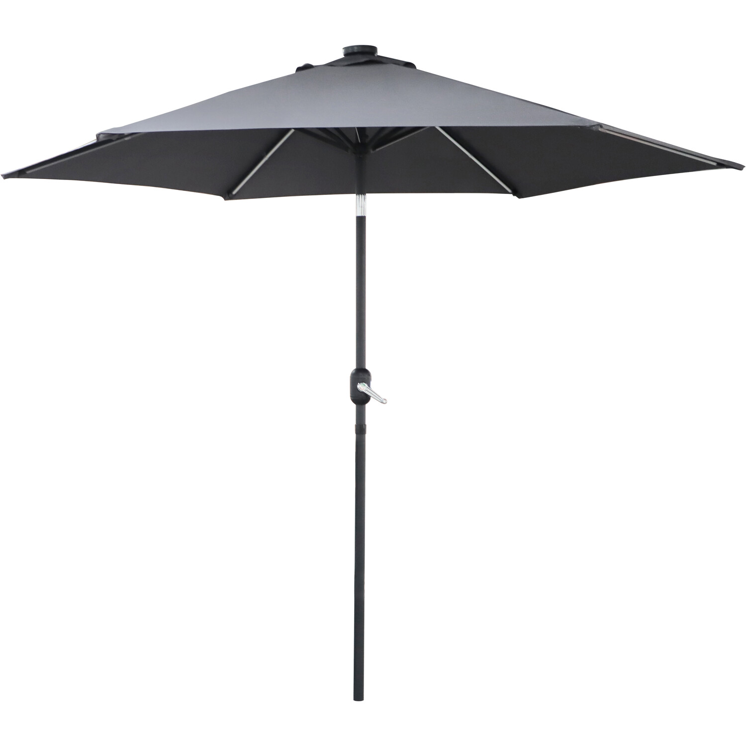 Outdoor Essentials Grey Removable LED Parasol 2.7m Image 6