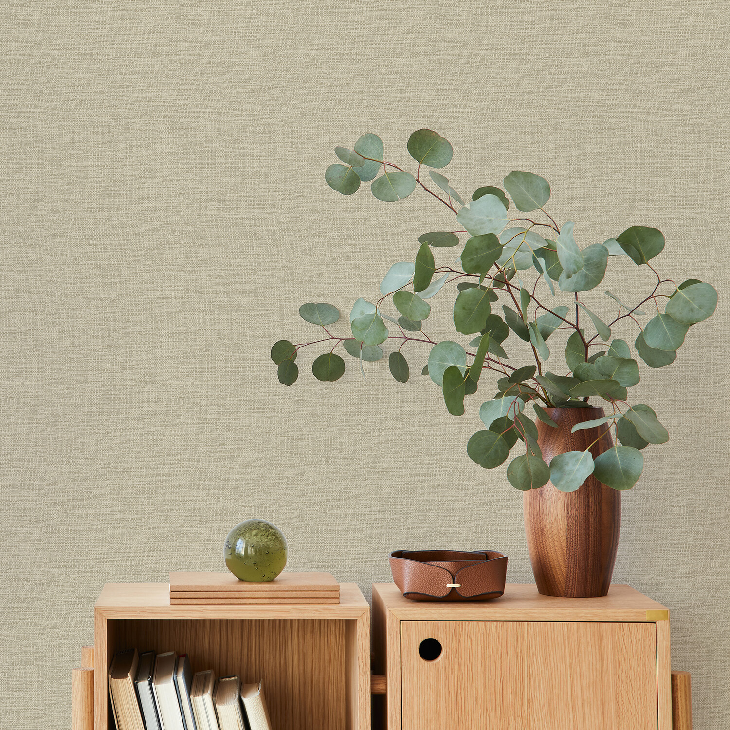 Telma Wallpaper - Taupe Image 2