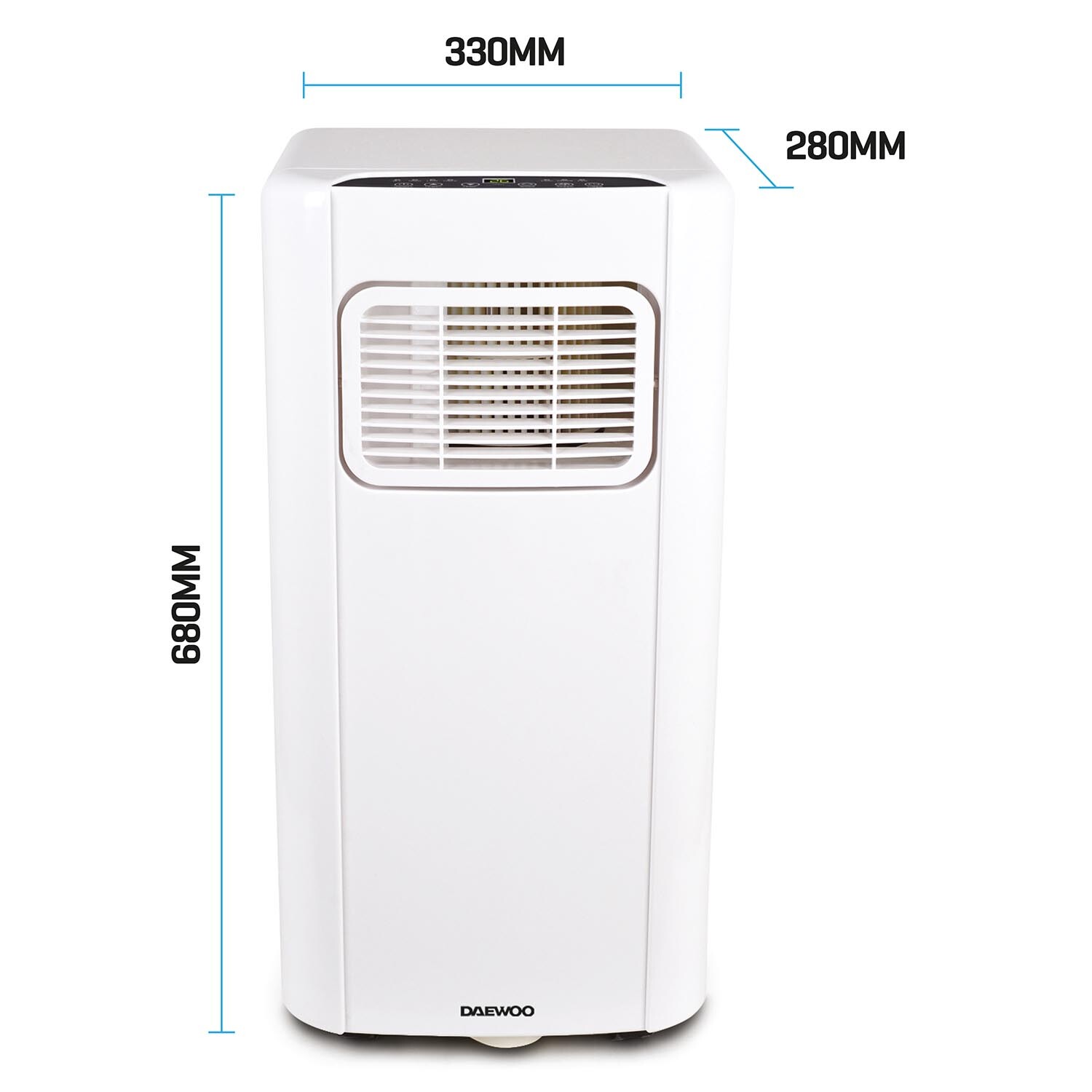 DAEWOO White 9000BTU 3 in 1 Air Conditioner Image 10