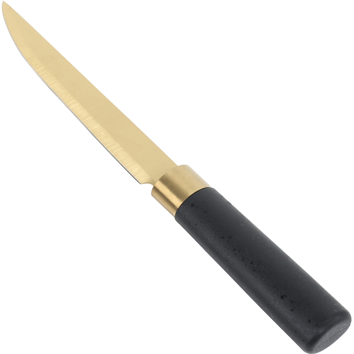 3-Piece Kaiseki Knife Set - Gold & Black Image 3