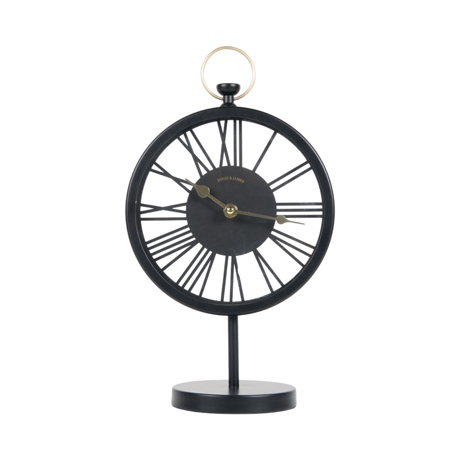 Table Top Clock Black Image 2