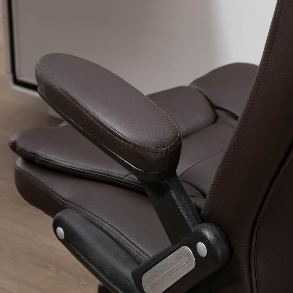 Portland Brown Faux Leather Executive Office Chair Image 6
