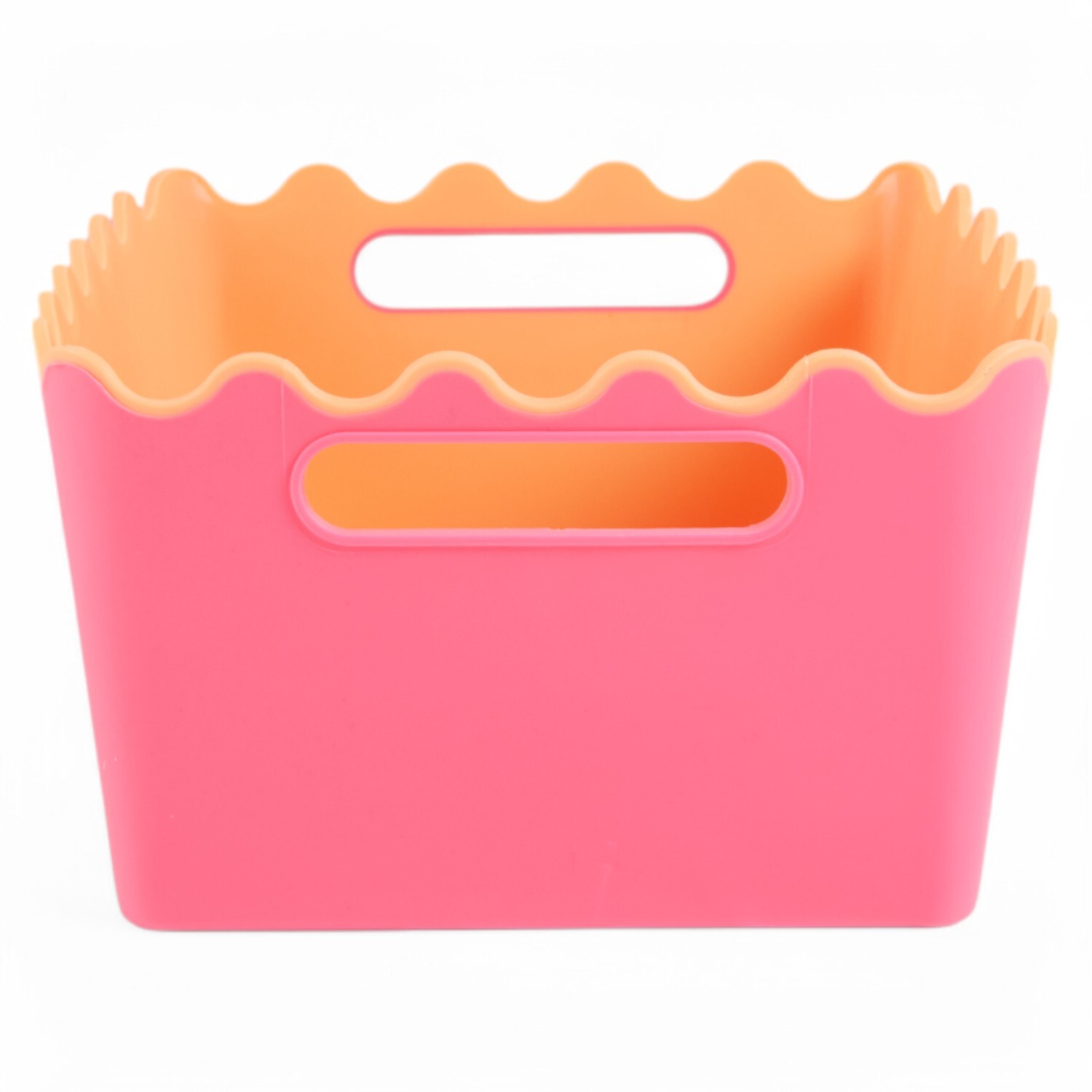 Pink Wave Storage Basket - Pink Image 2
