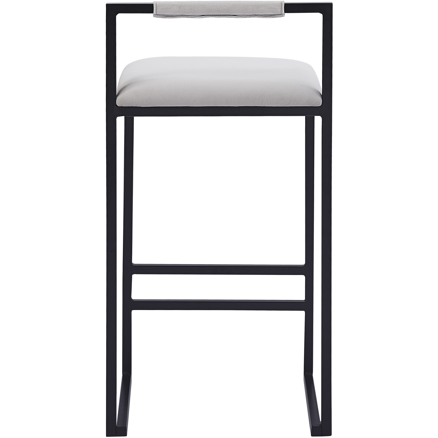 Belle Beige and Black Bar Stool Image 3