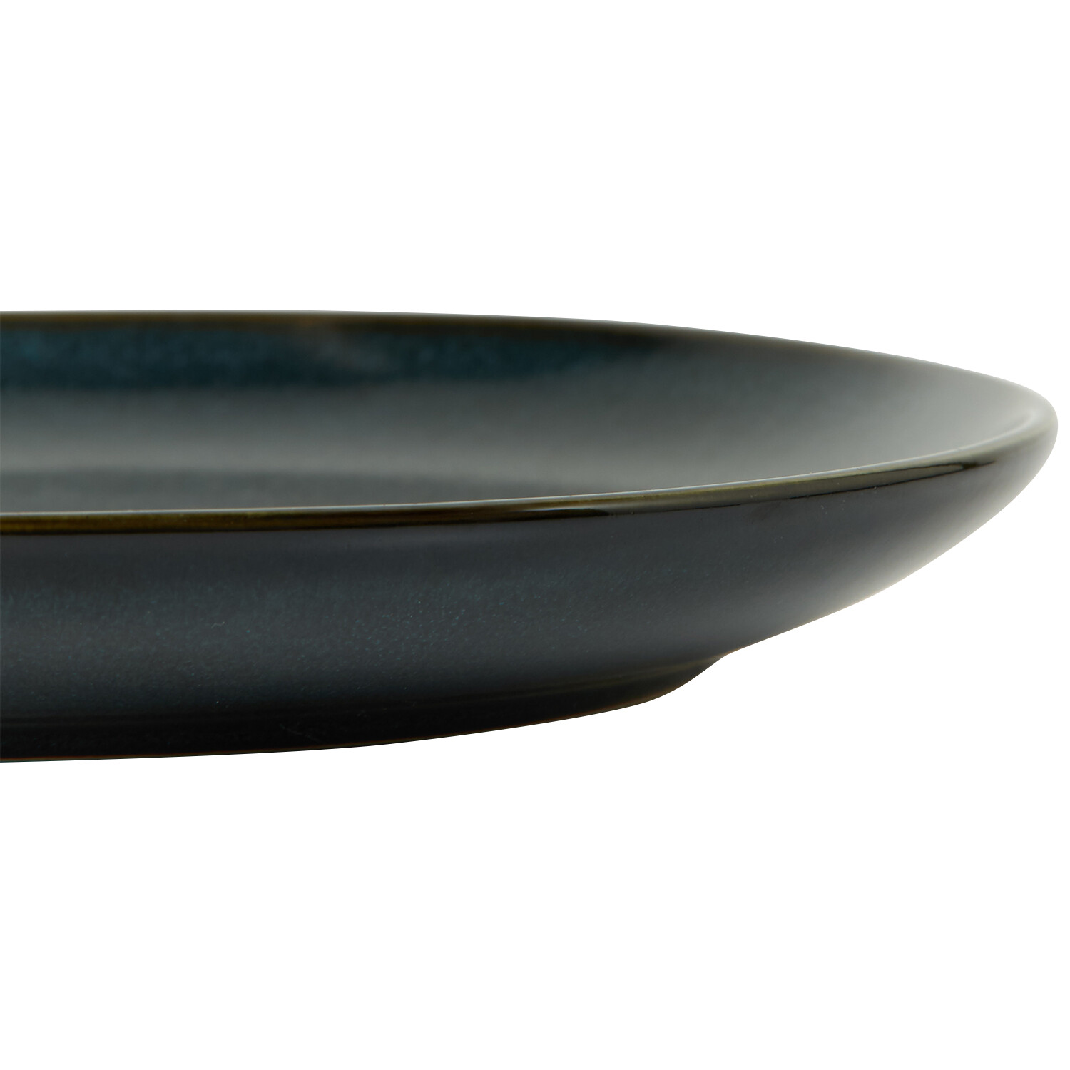 Ayano Reactive Glaze Side Plate - Dark Blue Image 2