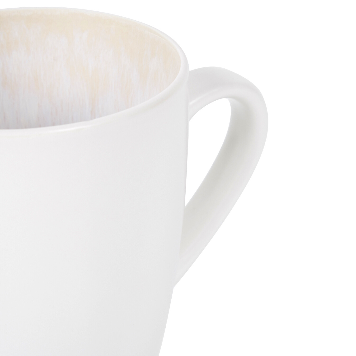 White Textured Mug - White Image 5