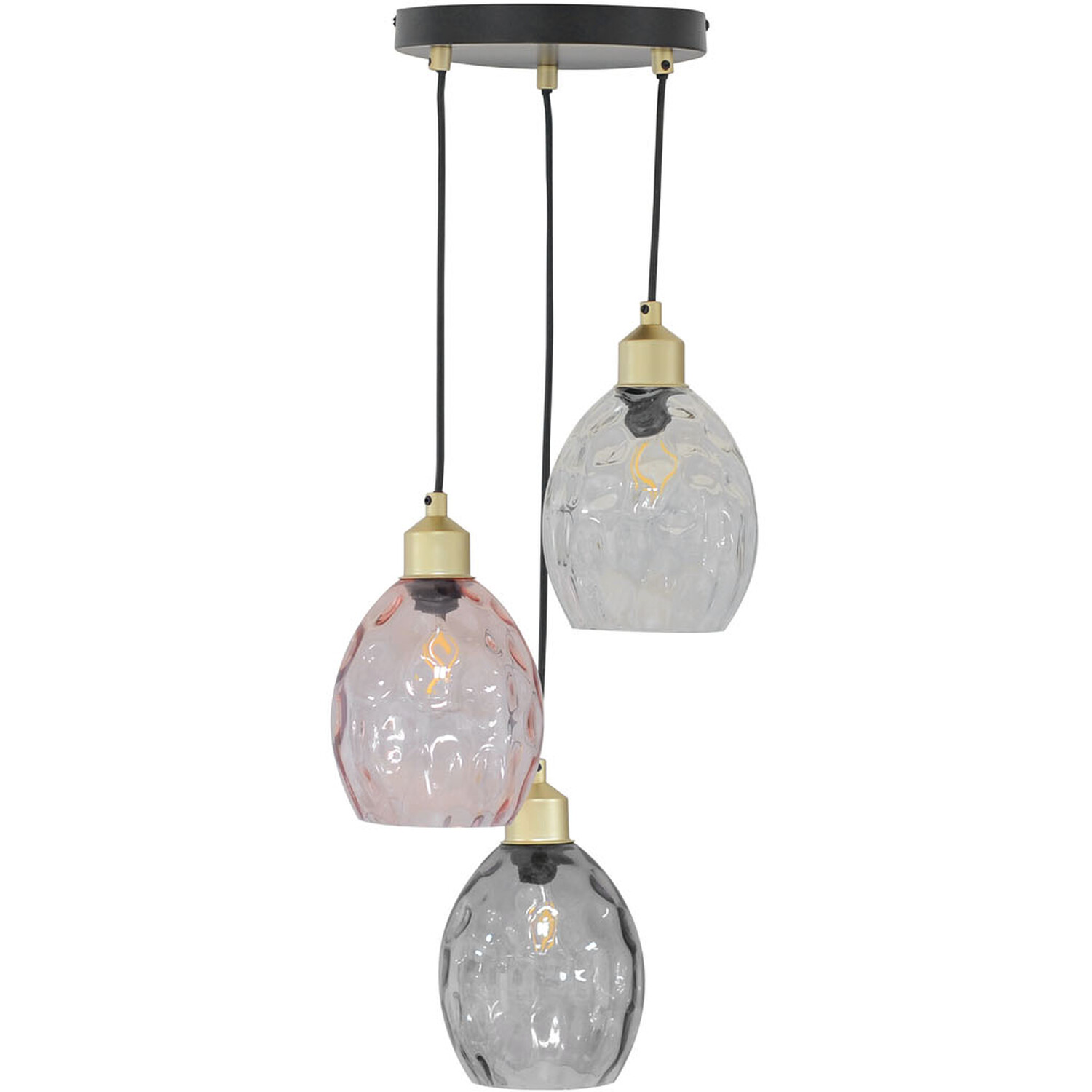 Neave 3 Light Droplet Ceiling Fitting Image 2