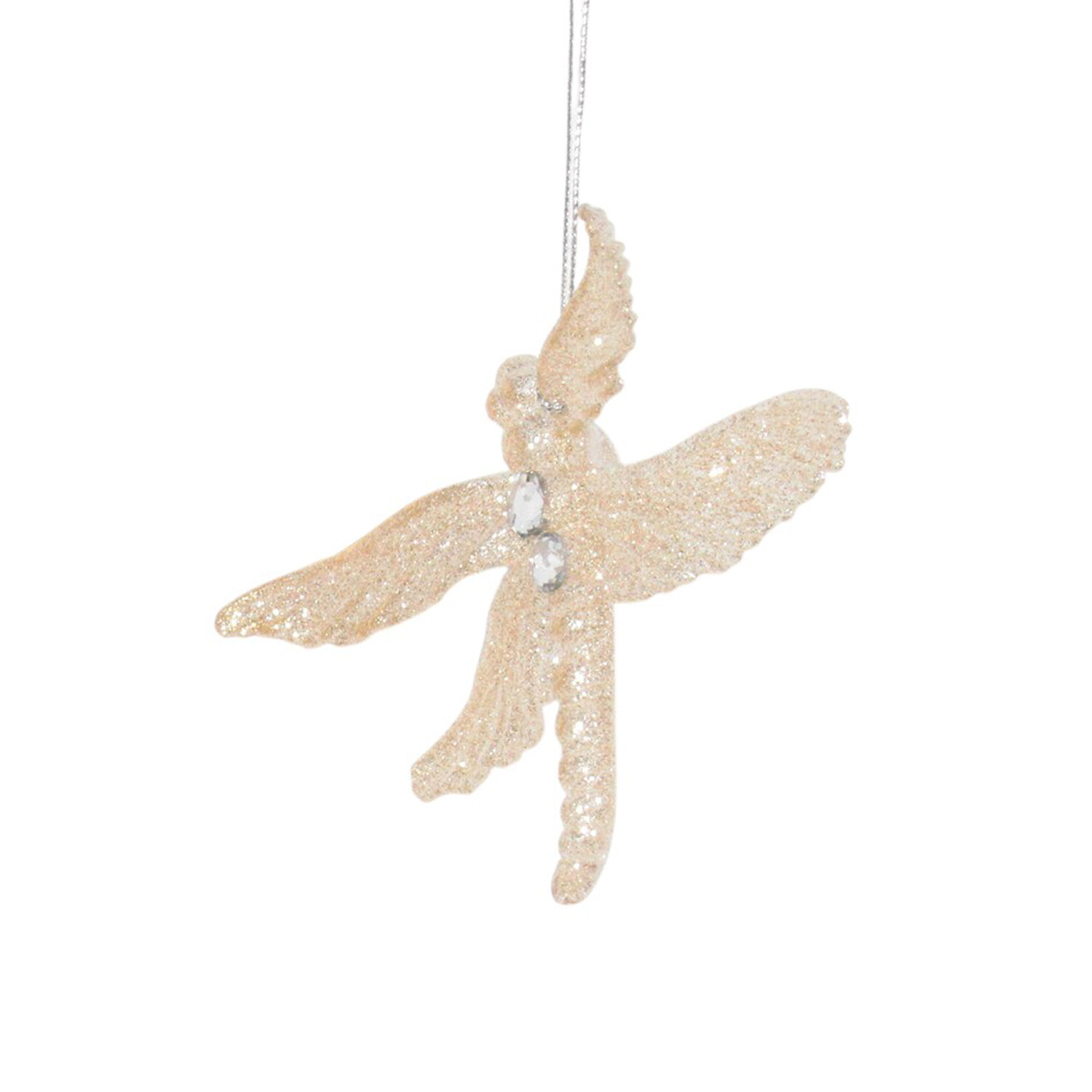 Brushed Gold Butterfly or Dragonfly Hanging Decoration Image 3