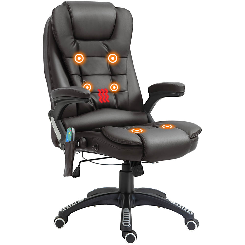 Portland Brown Faux Leather Executive Office Chair Image 2