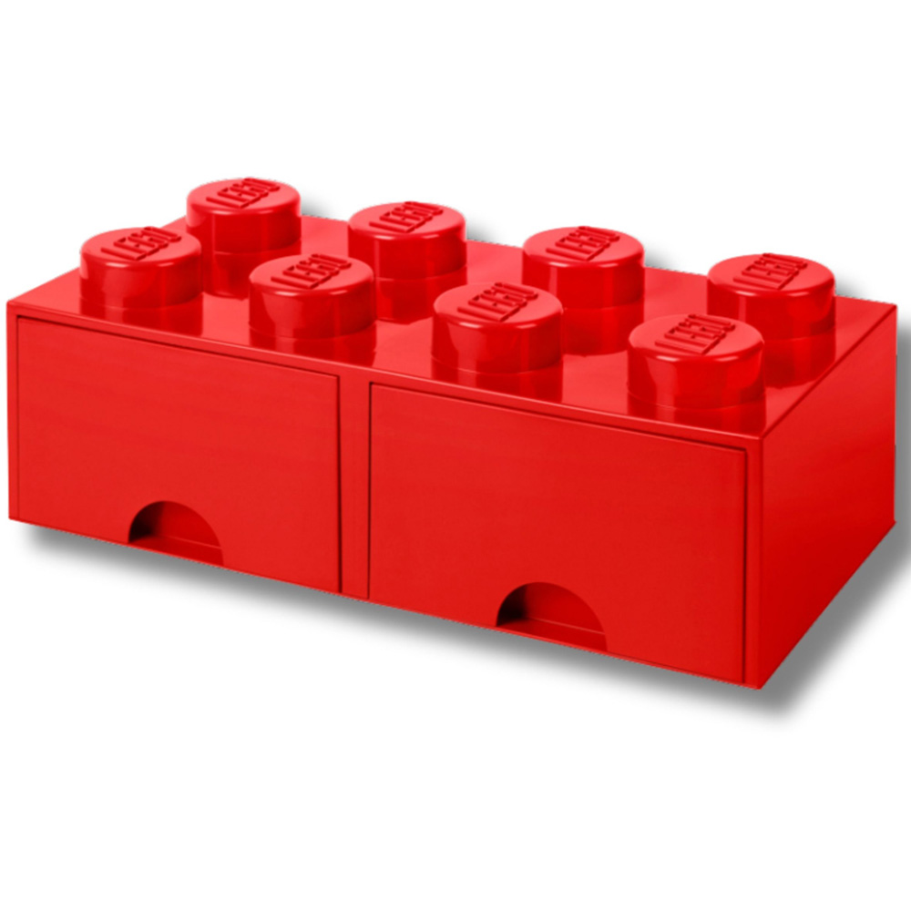 LEGO 8 Knob Red Brick Drawer Image 4
