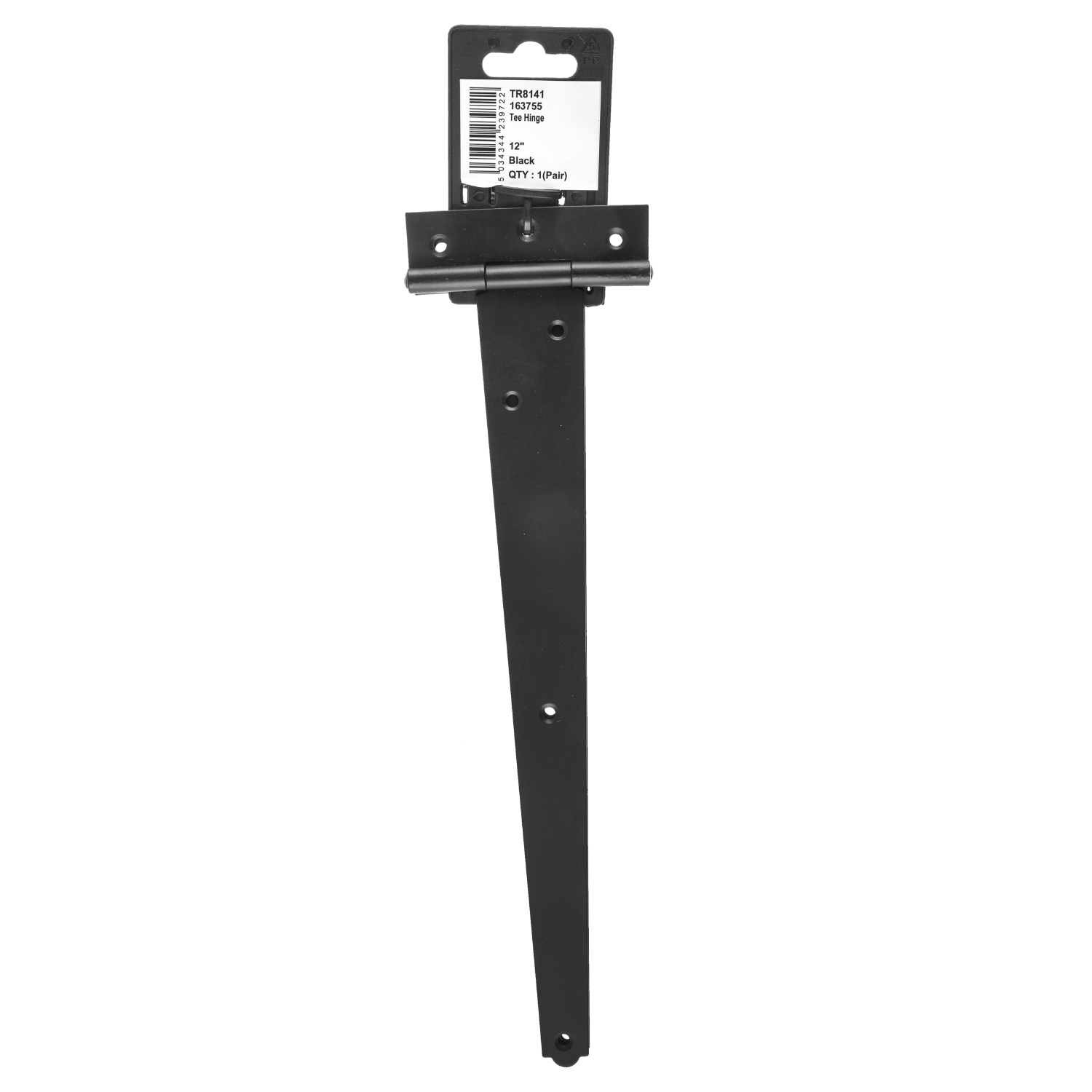 Hiatt 12cm Black Medium or Light Tee Hinge 2 Pack Image 2