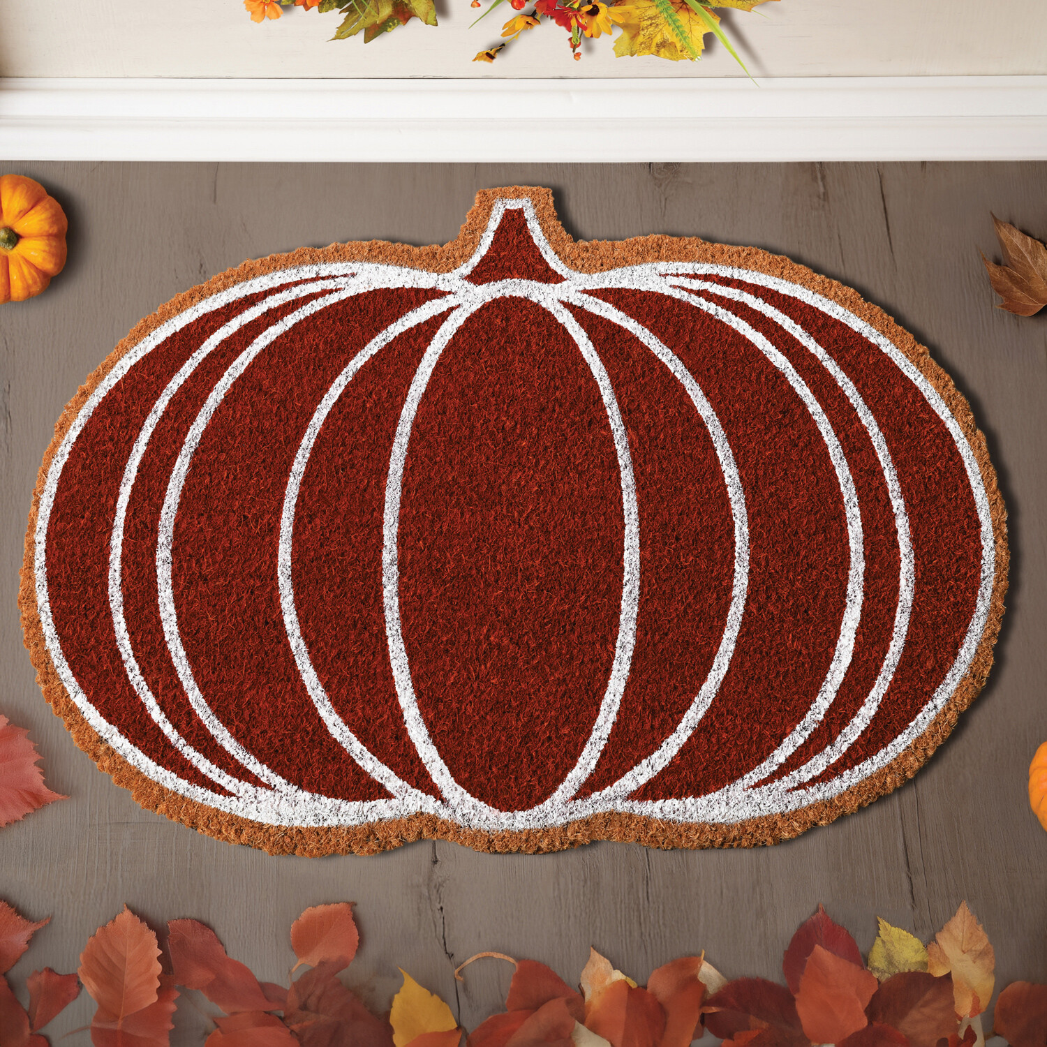 Autumn Coir Mat Brown Image 2