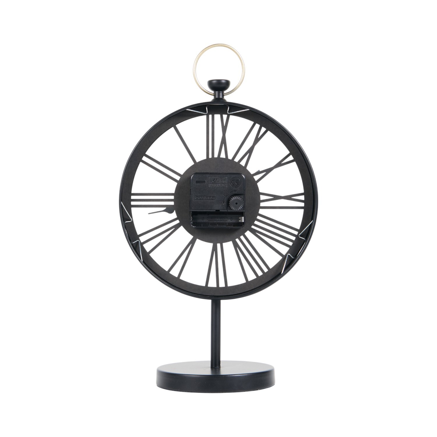 Table Top Clock Black Image 3