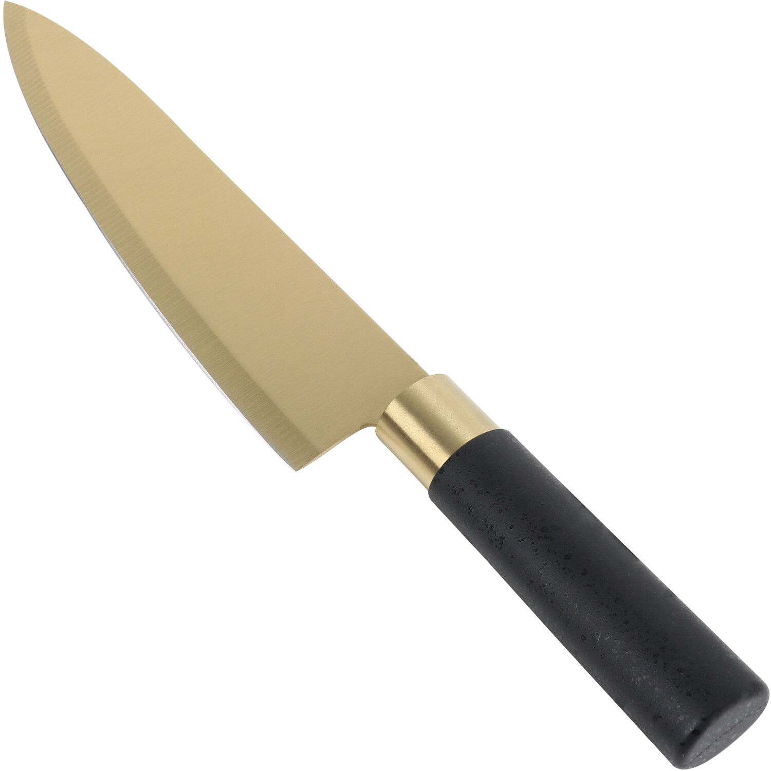 3-Piece Kaiseki Knife Set - Gold & Black Image 2