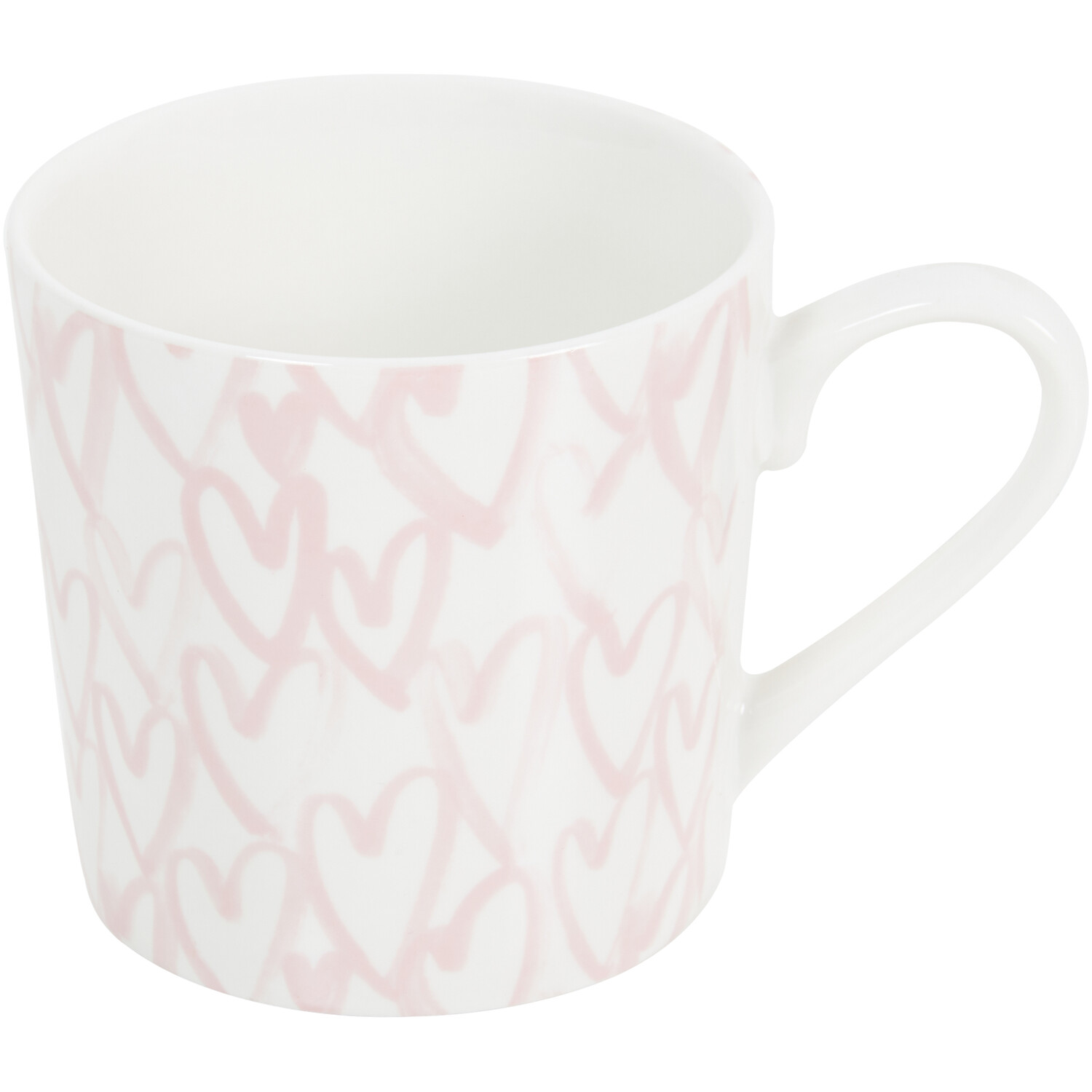 Pack of 4 Gold Heart Conical Mugs Image 4