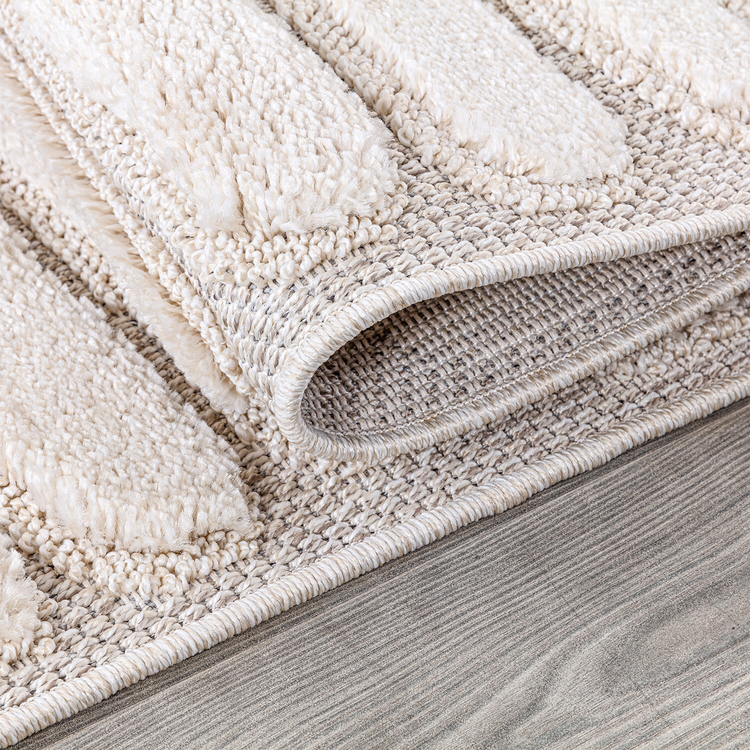 Bailey Pebble Rug - Neutral / 120cm Image 3