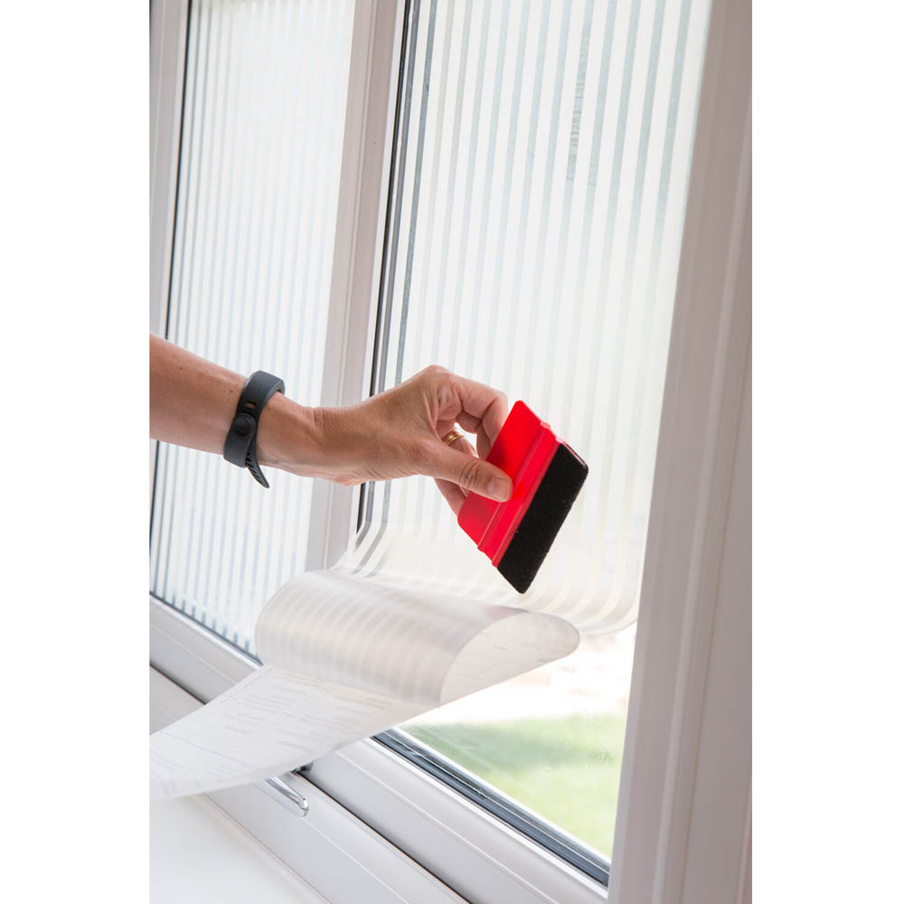 d-c-fix White Linia Stripe Static Window Privacy Sticky Back Plastic Vinyl Wrap Film 67.5cm x 2m Image 5