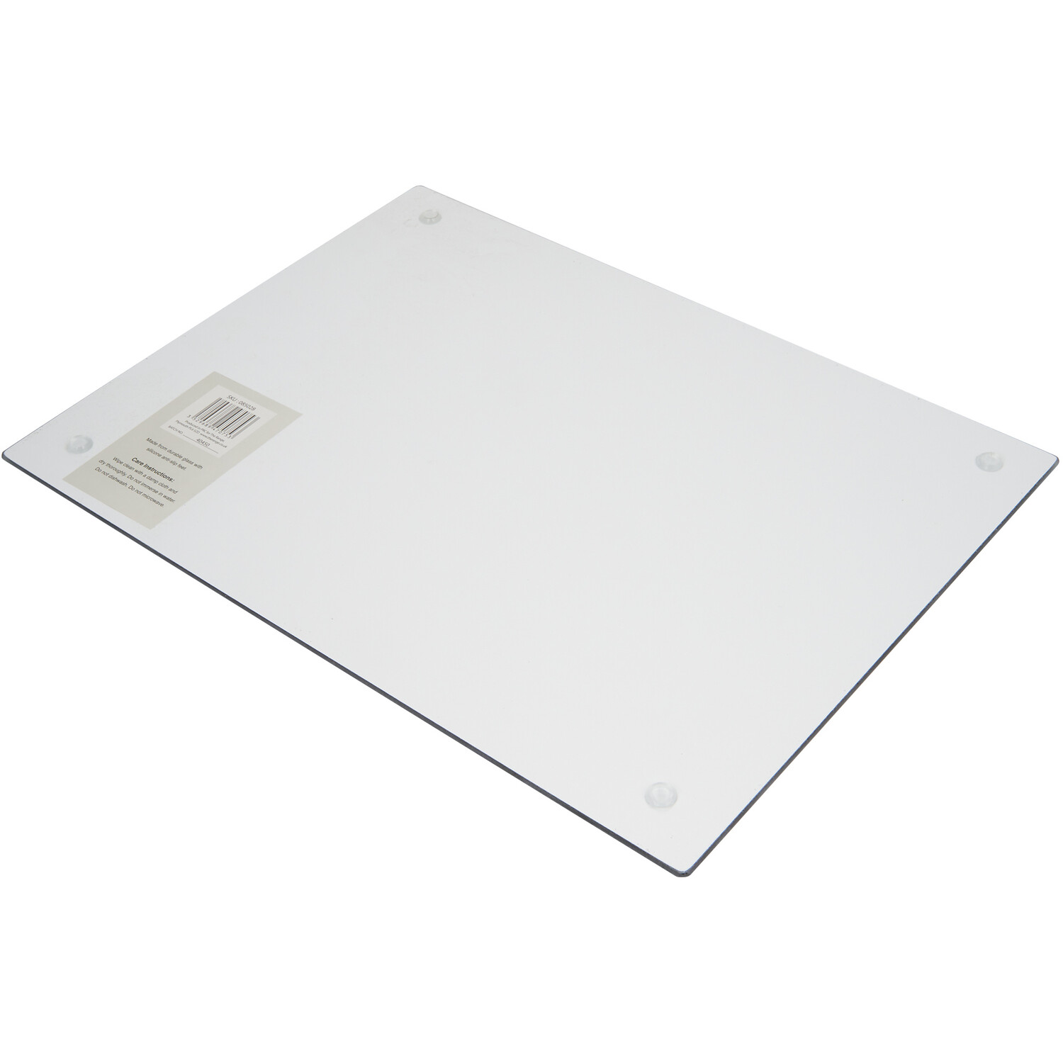 Black Glass Worktop Saver - Black Image 4