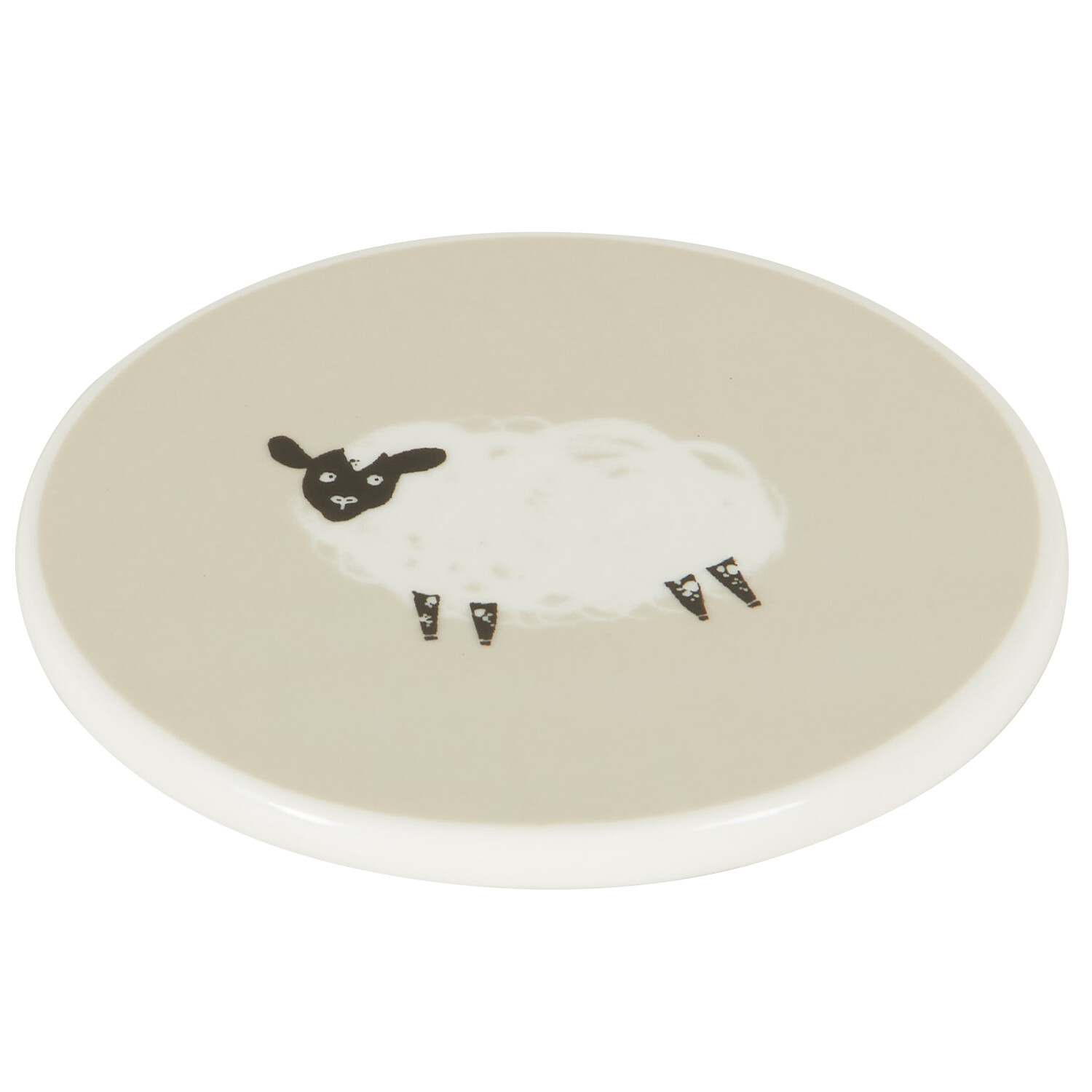 Highland Flock Ceramic Coaster - Taupe or Blue Image 6
