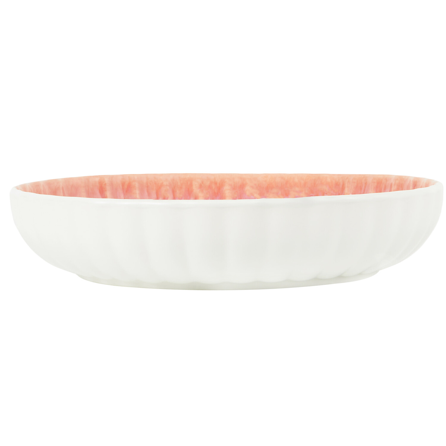 Pink Reactive Glaze Serving Bowl Pink Image 2