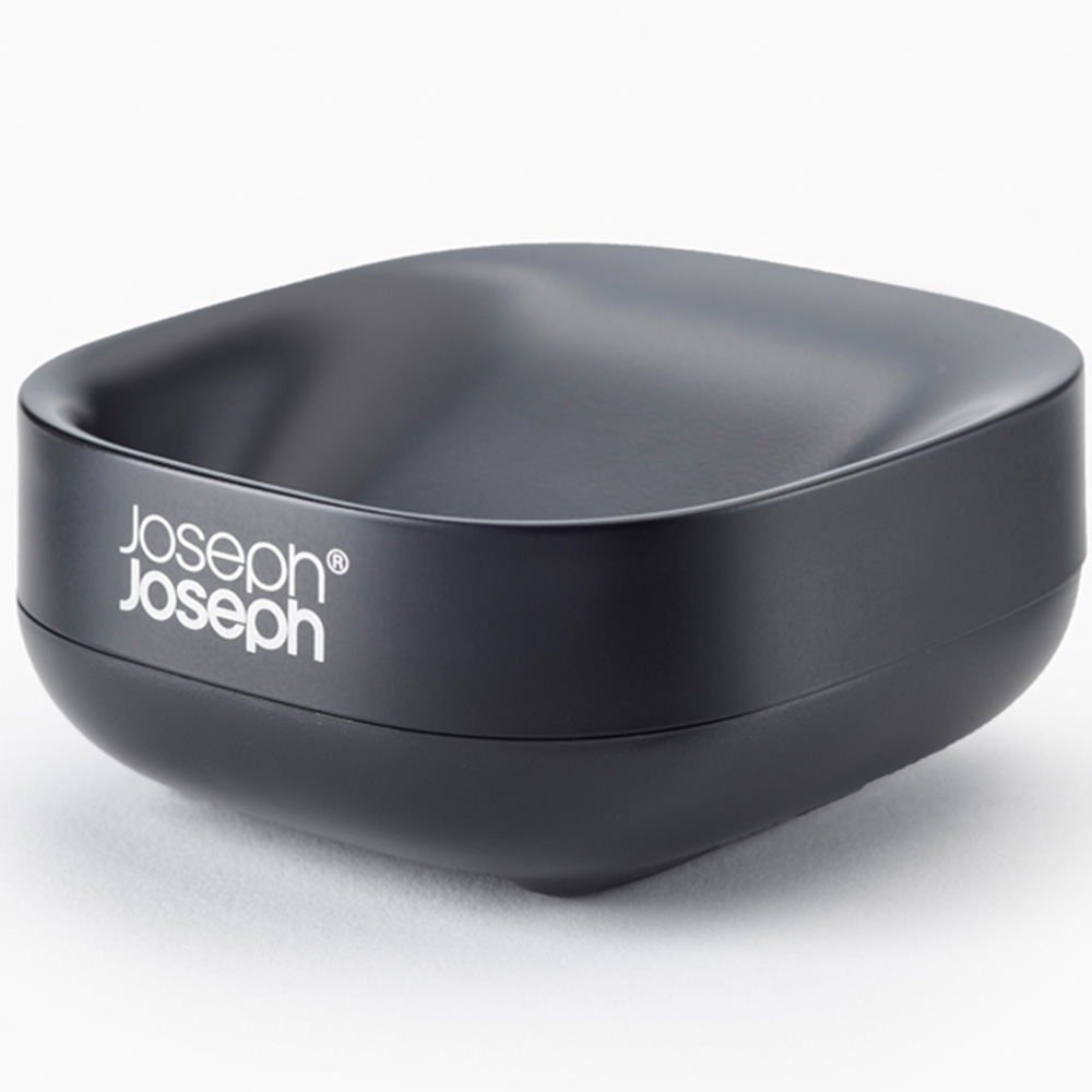 Joseph Joseph Slim Black Compact Soap Dish Image 7